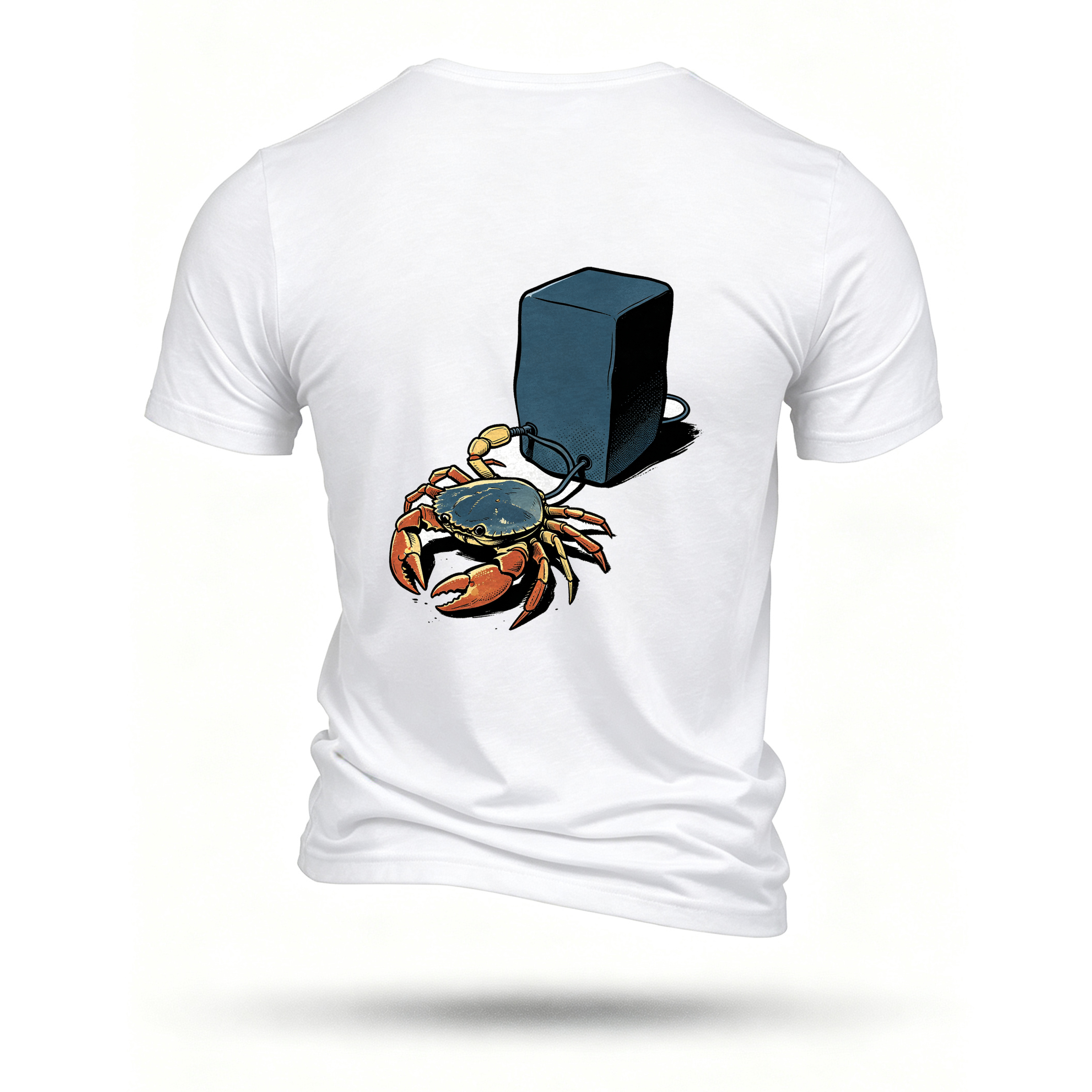 White T-shirt, back print