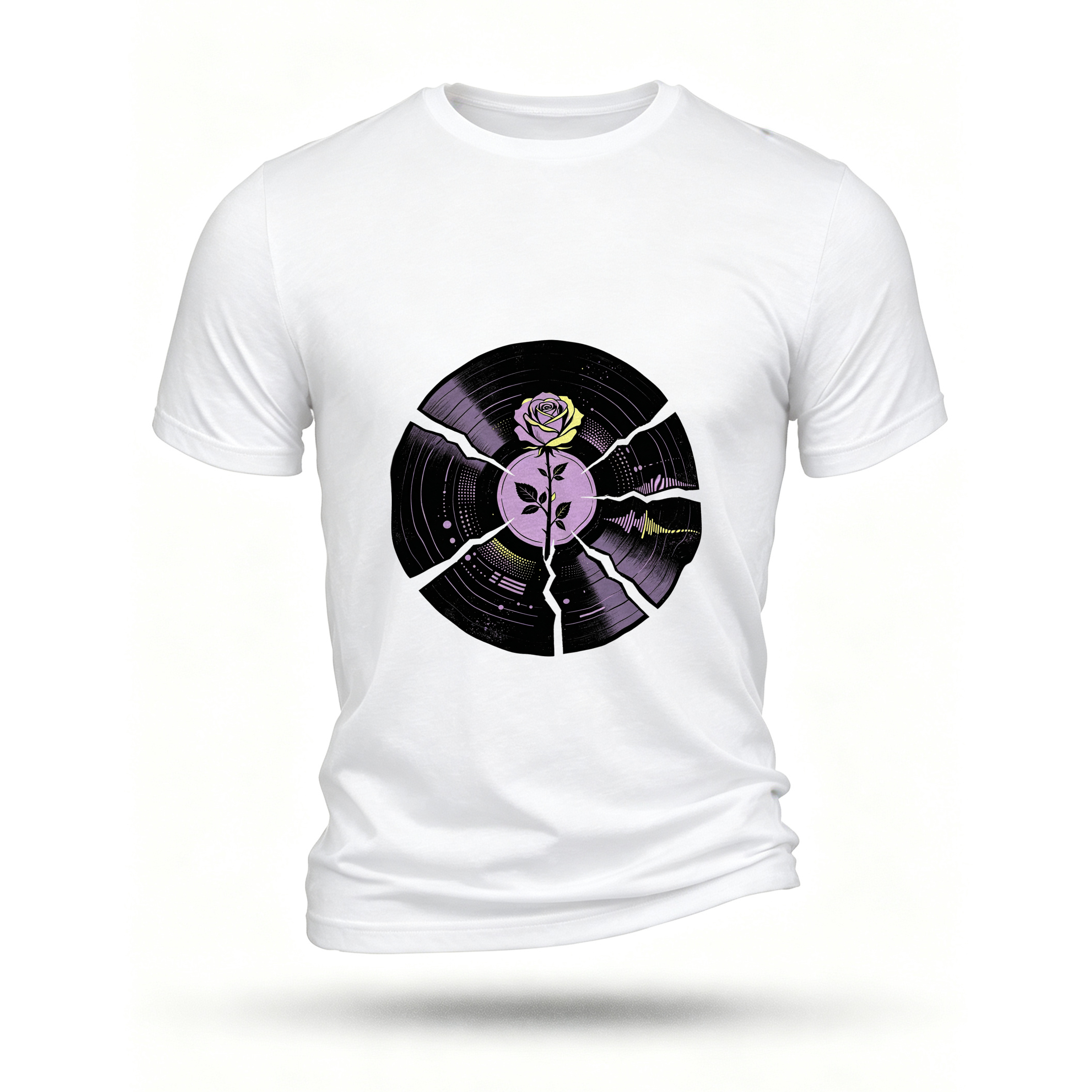 White T-shirt, front print