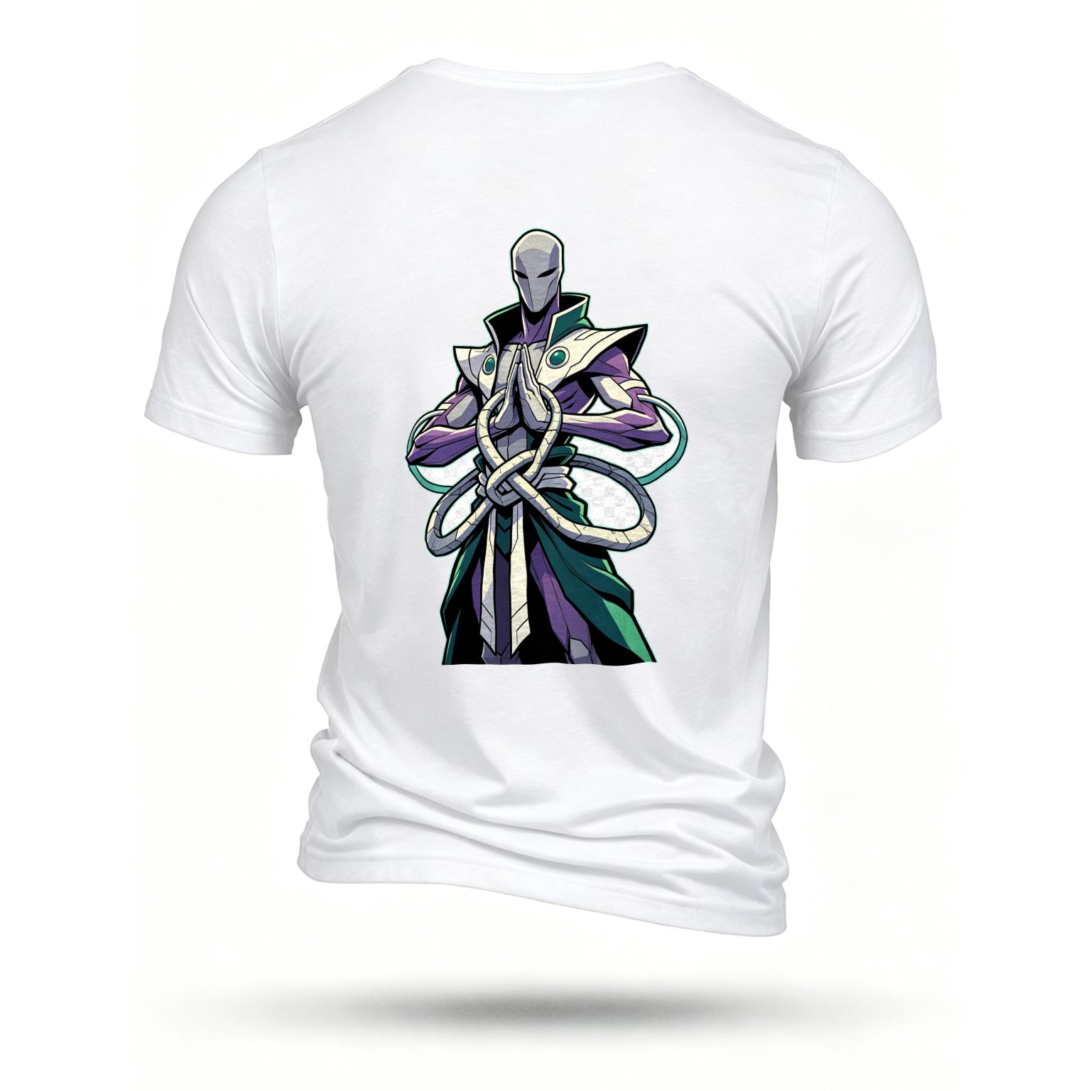 White T-shirt, back print
