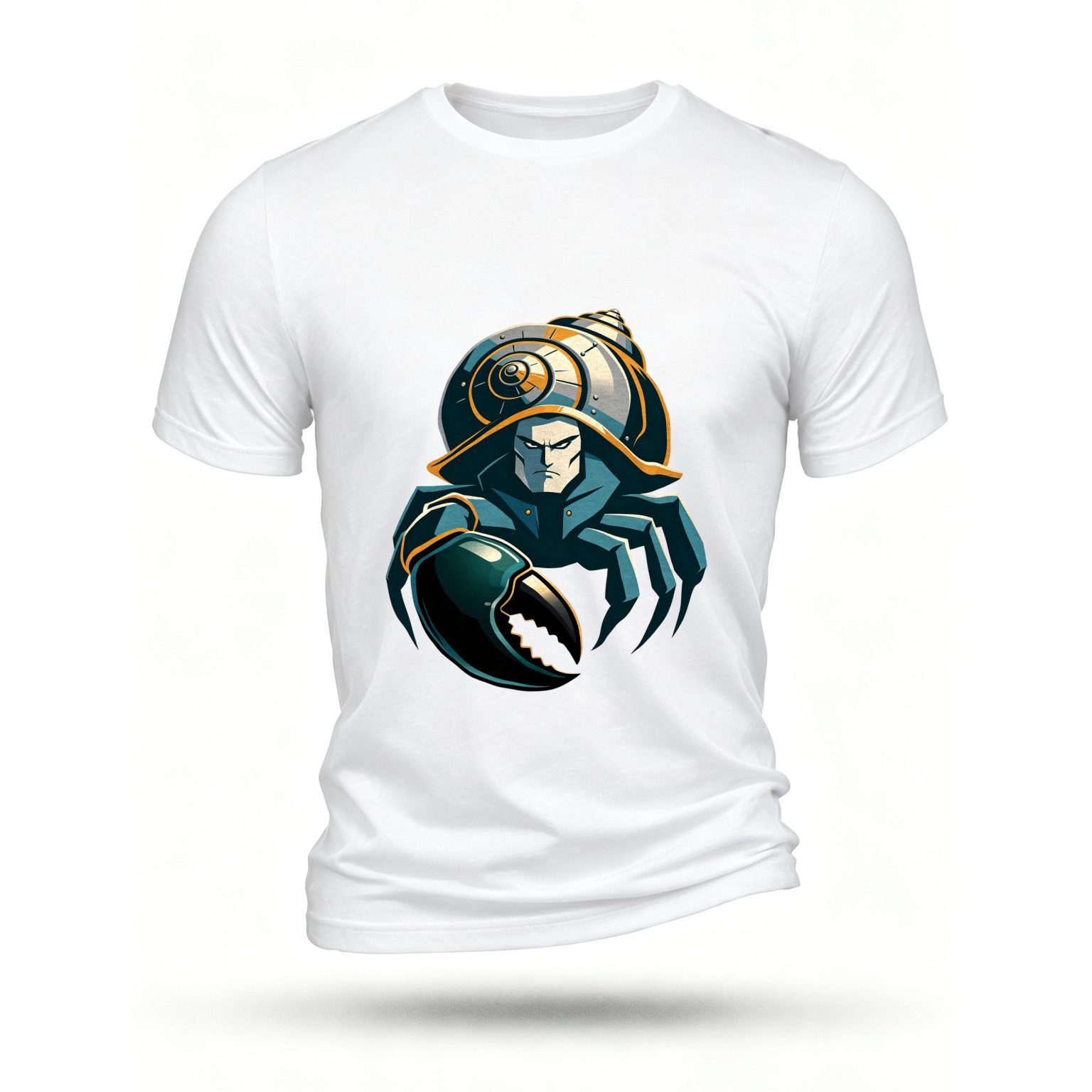 White T-shirt, front print