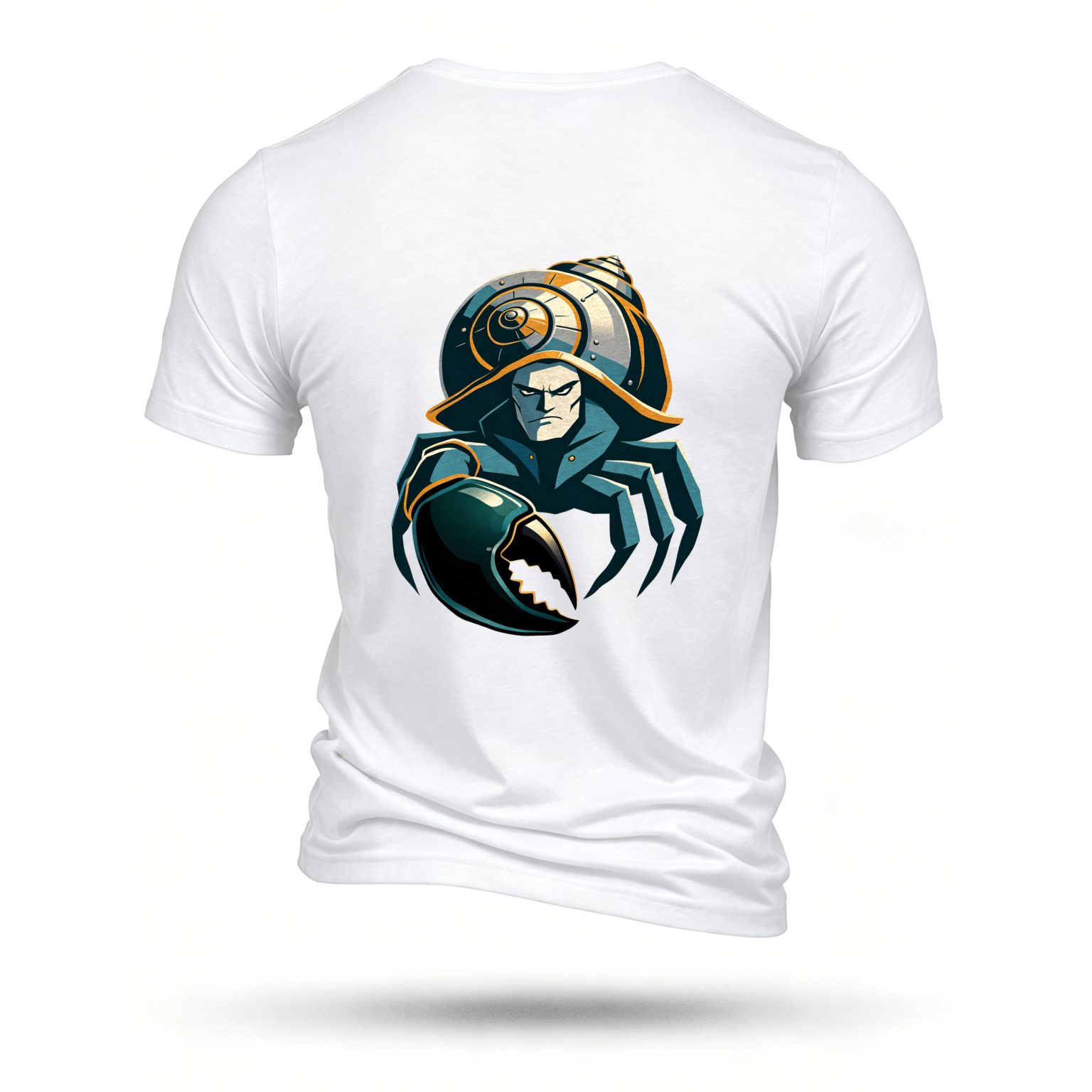 White T-shirt, back print