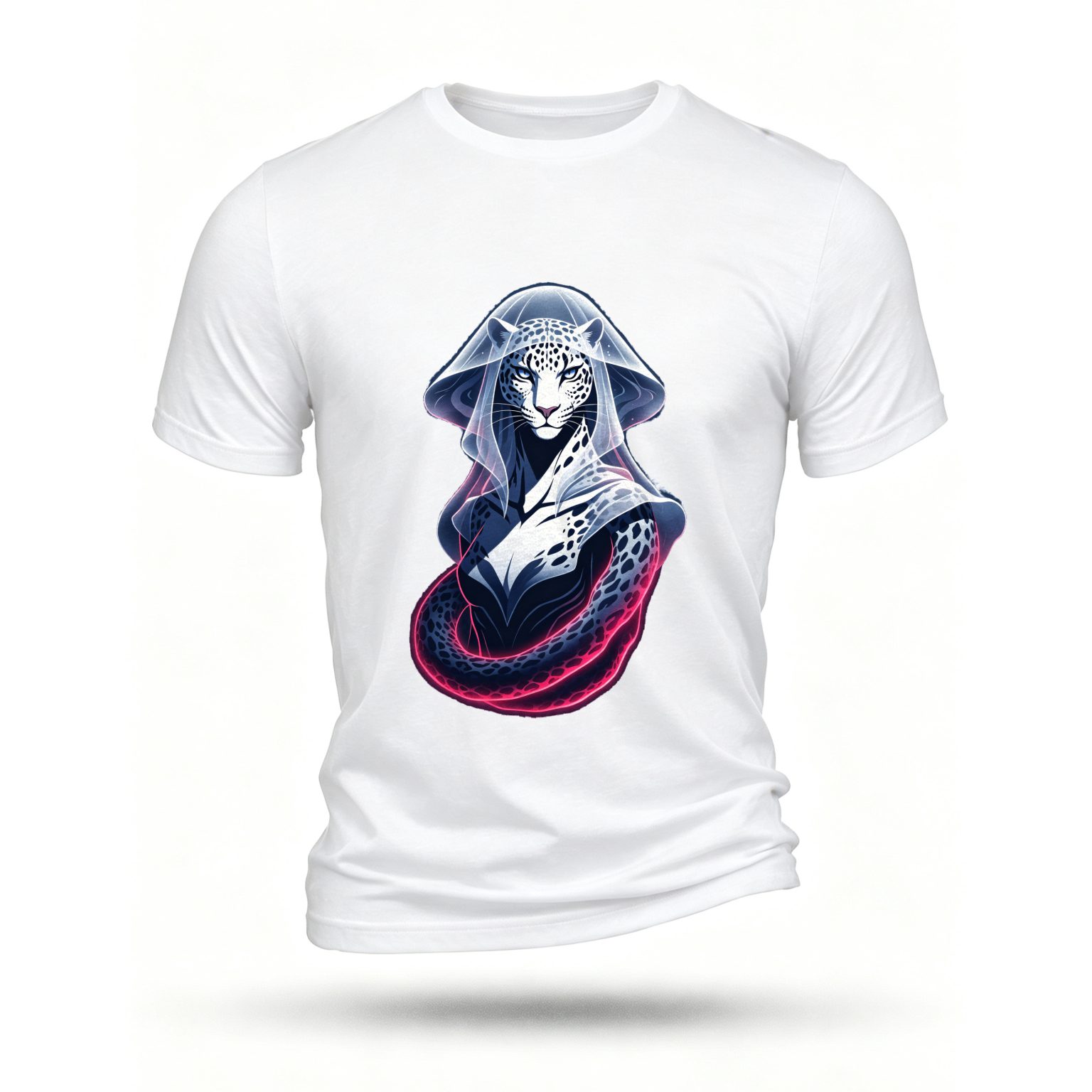 White T-shirt, front print