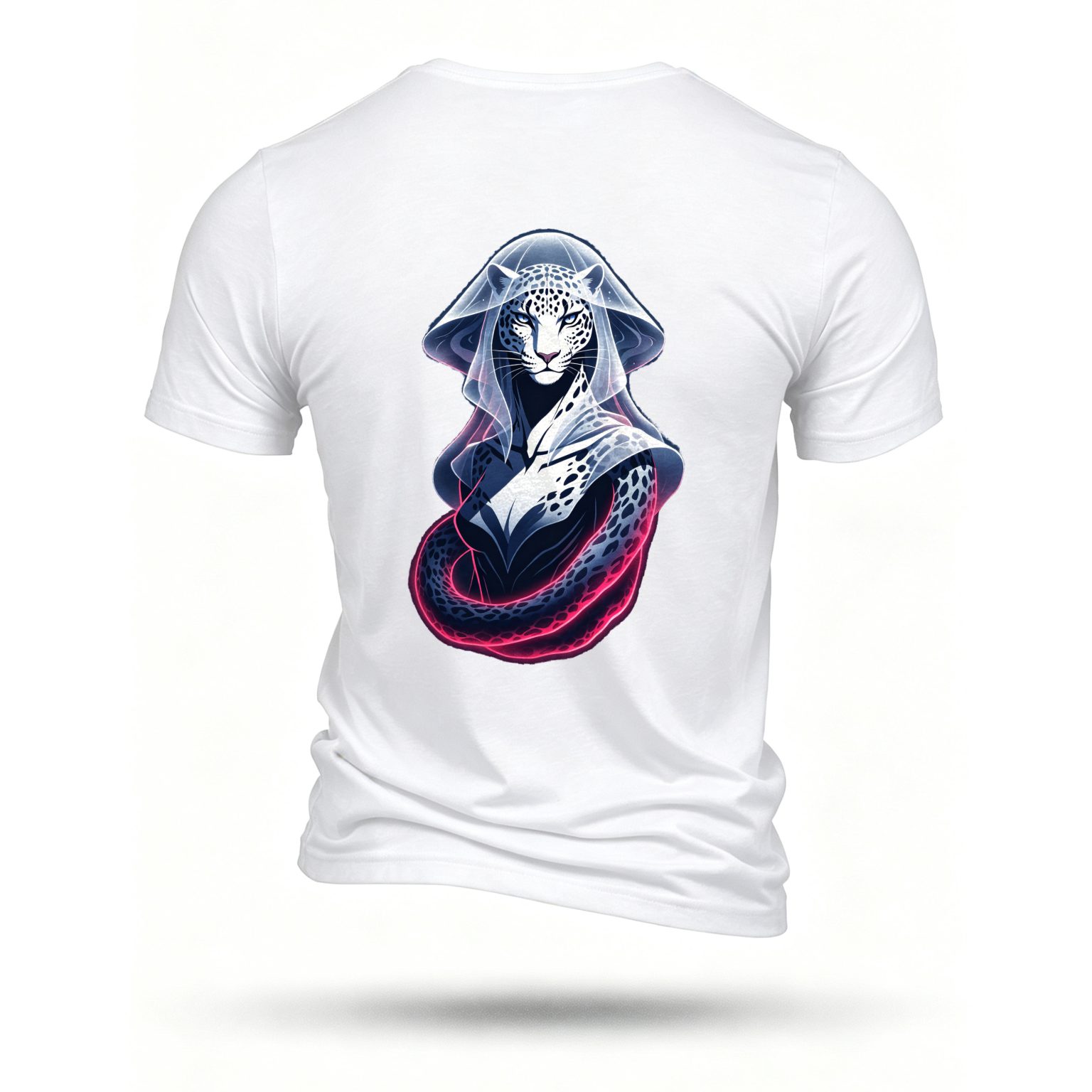 White T-shirt, back print
