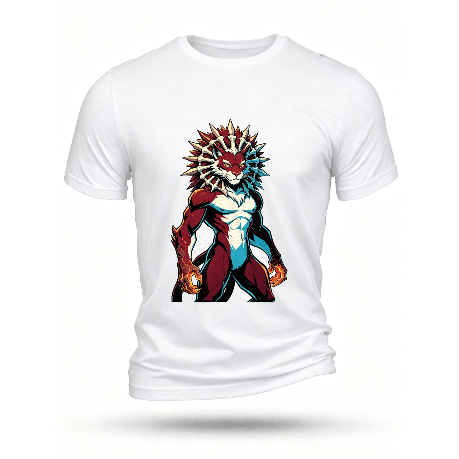 White T-shirt, front print