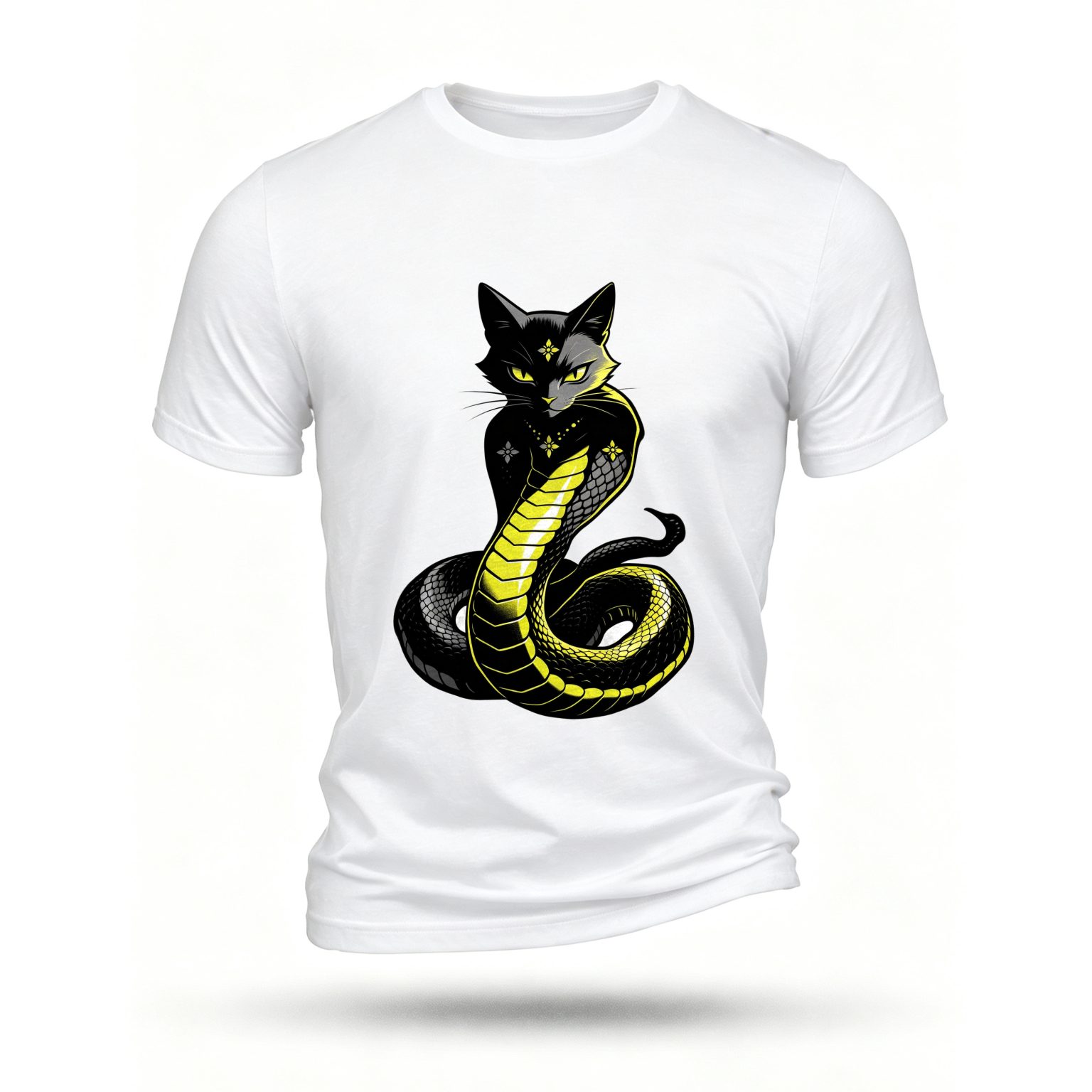 White T-shirt, front print