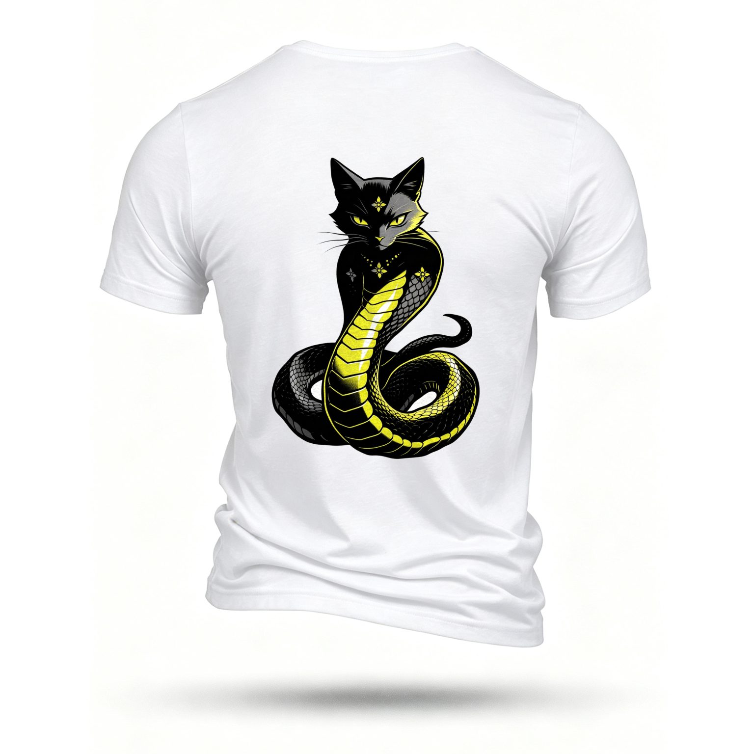 White T-shirt, back print