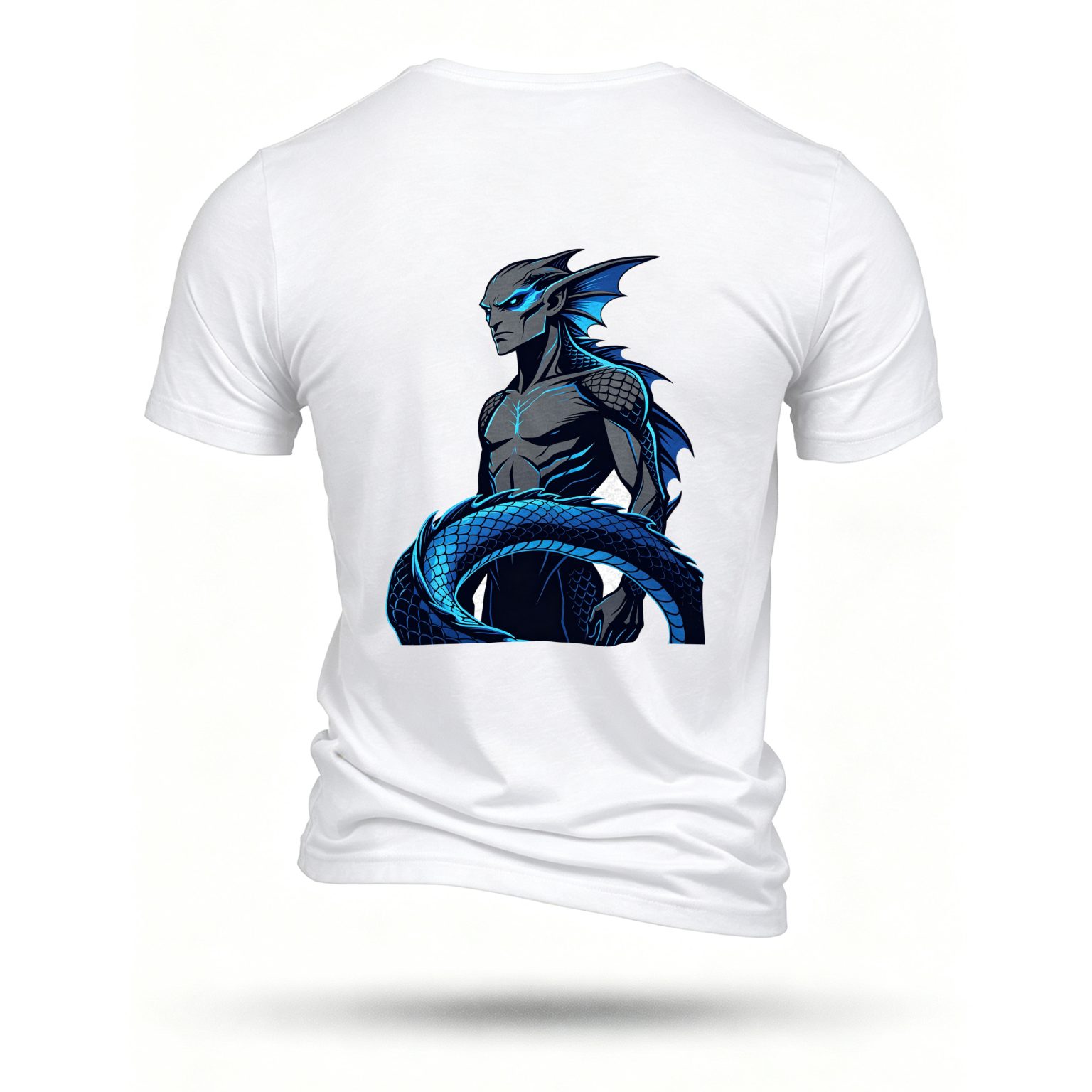 White T-shirt, back print