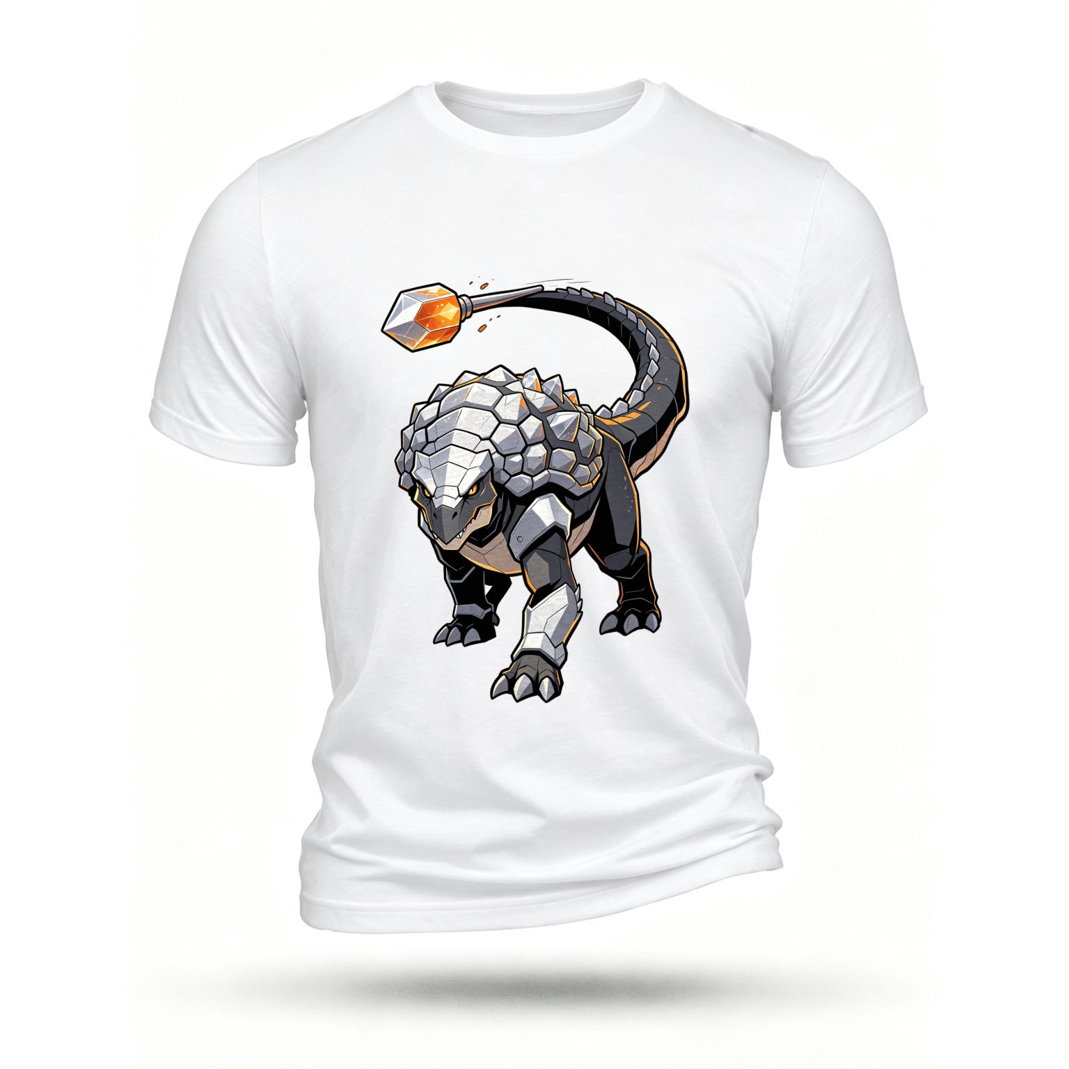 White T-shirt, front print