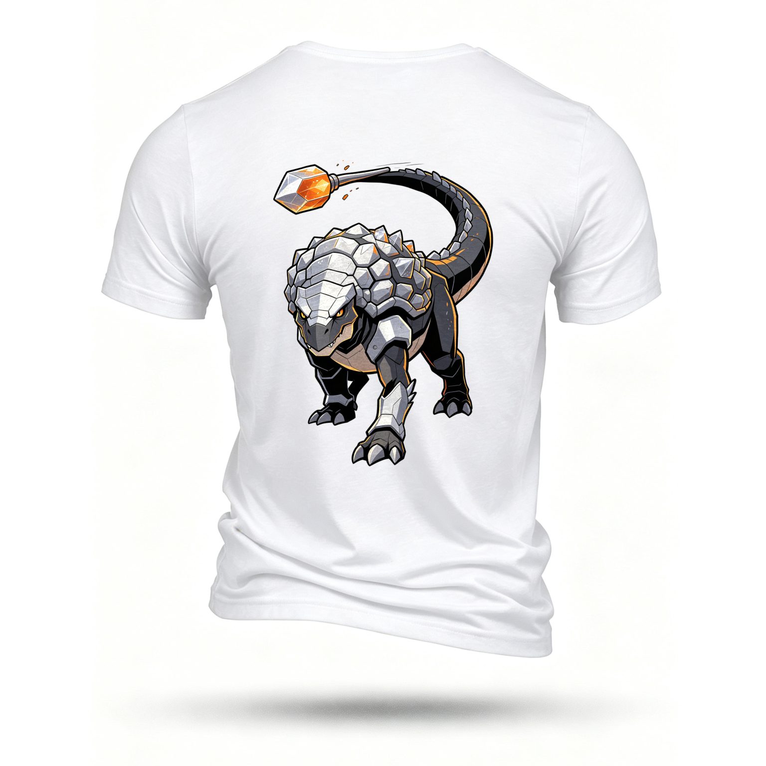 White T-shirt, back print