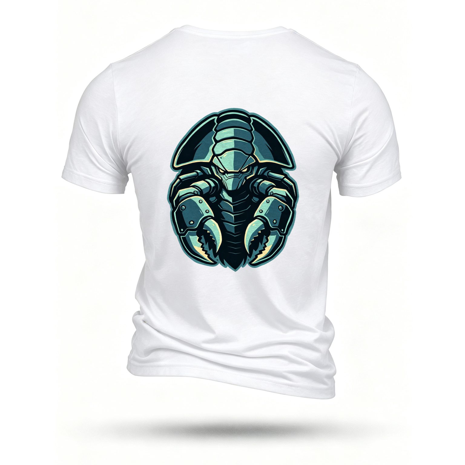 White T-shirt, back print