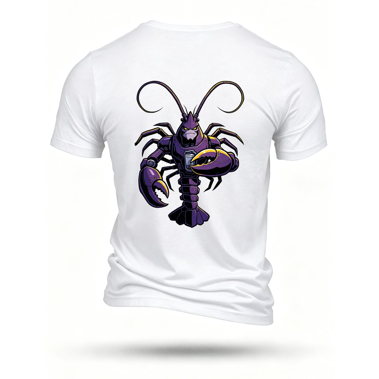 White T-shirt, back print