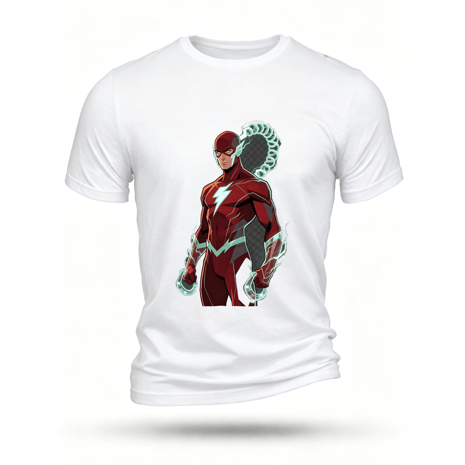 White T-shirt, front print