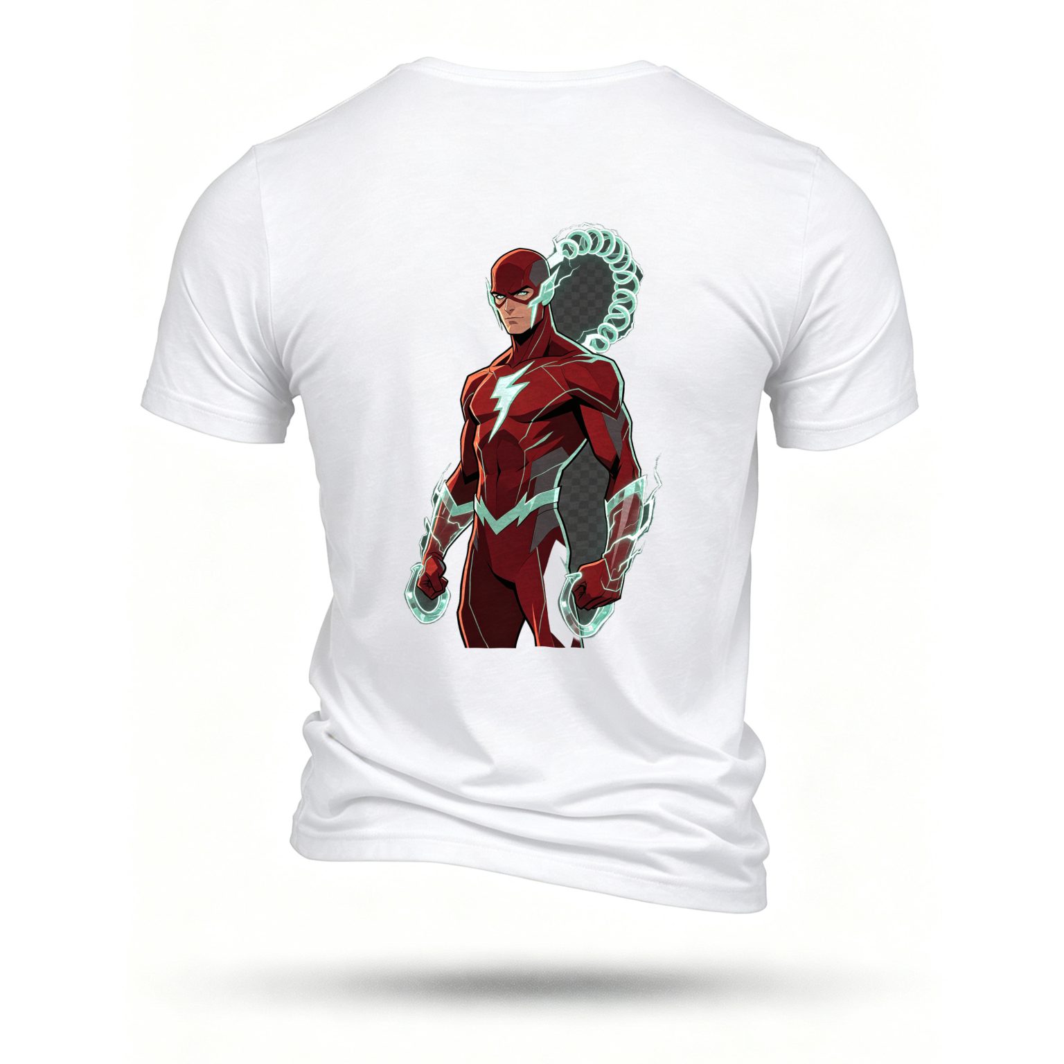 White T-shirt, back print