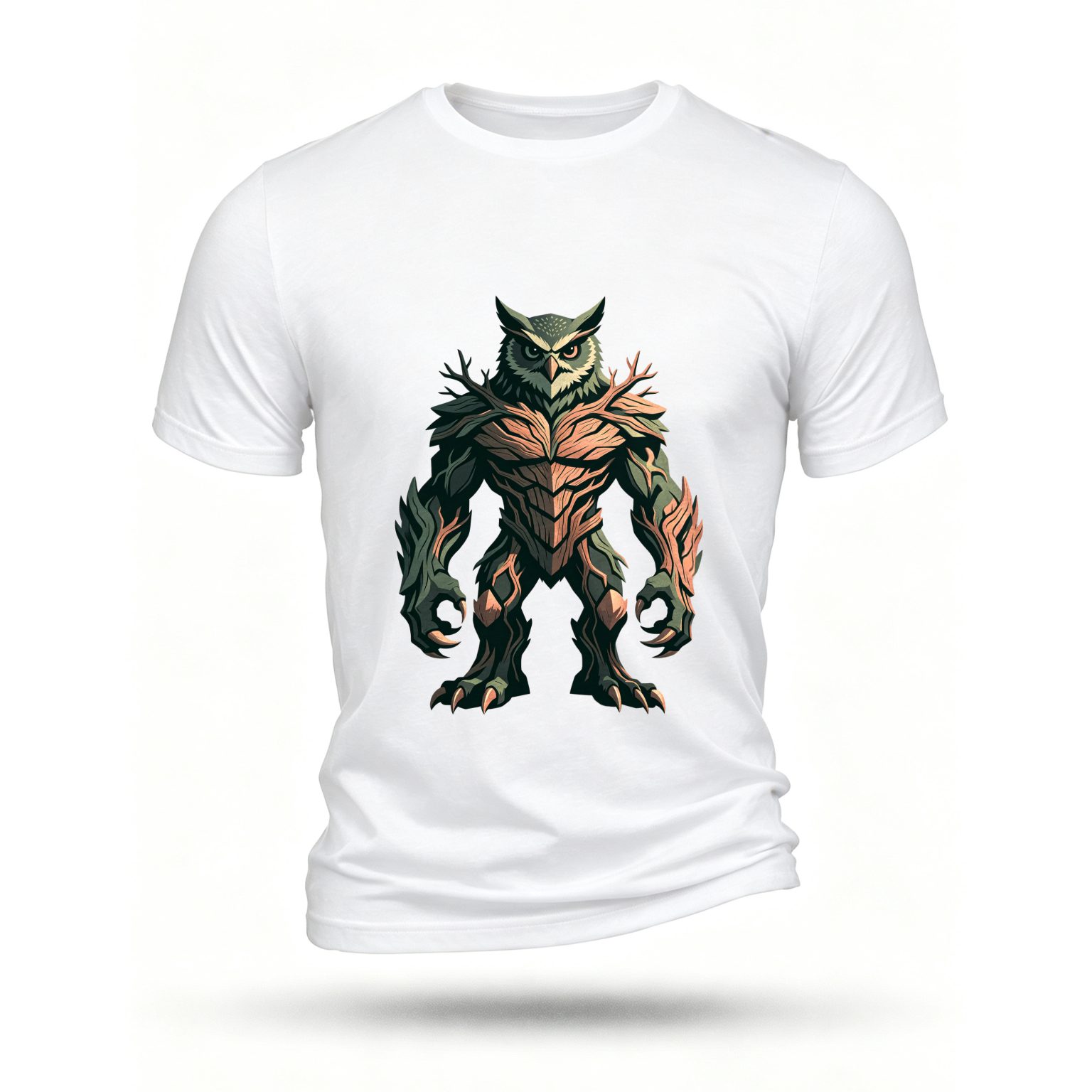 White T-shirt, front print