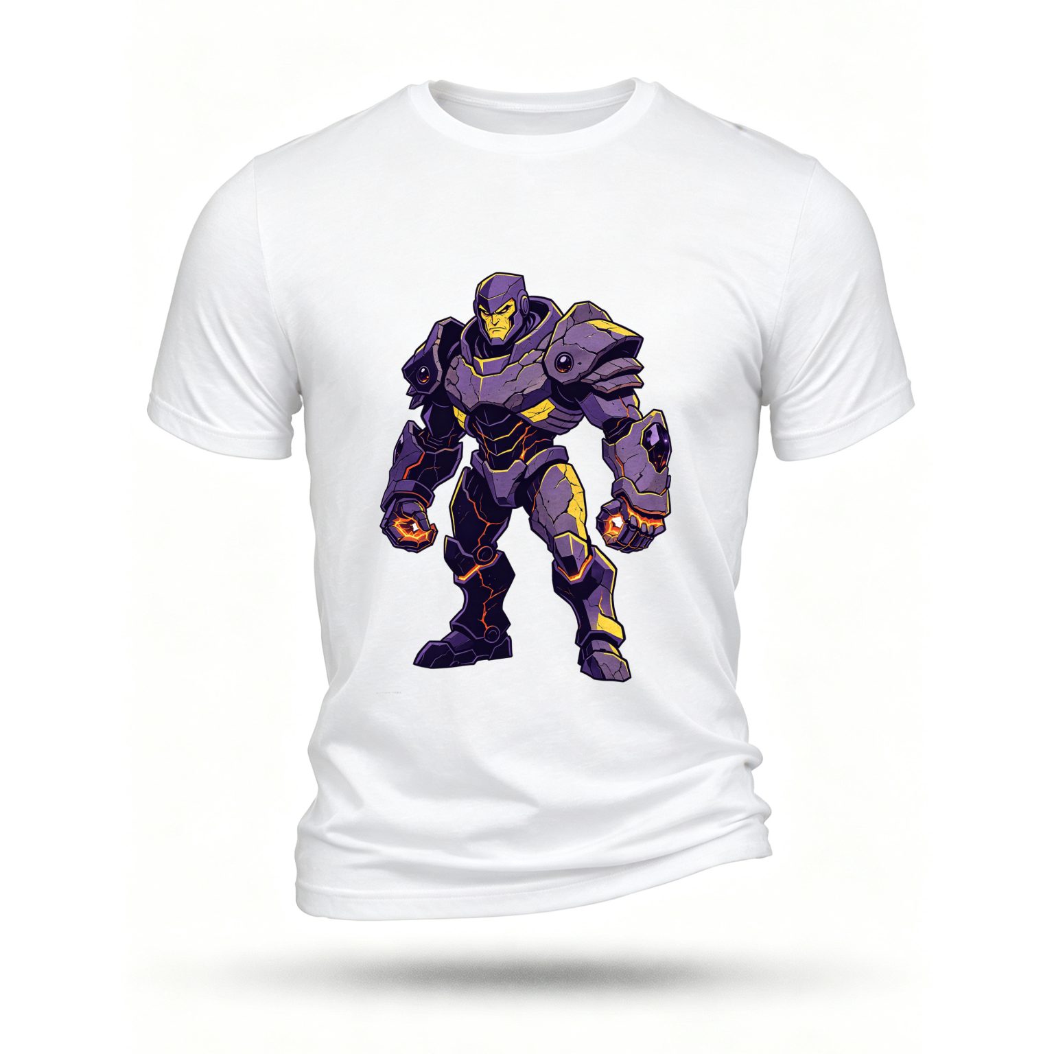 White T-shirt, front print