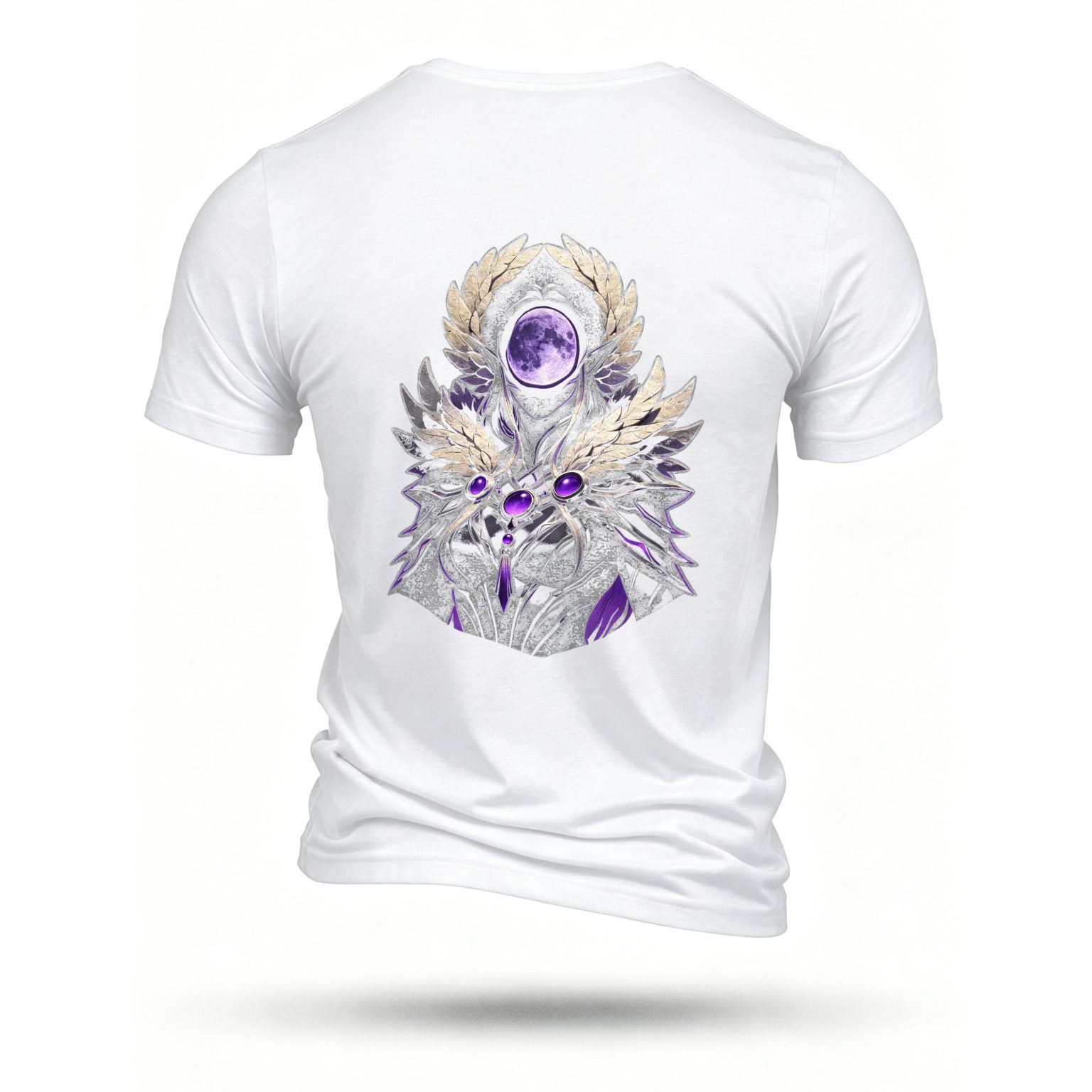 White T-shirt, back print
