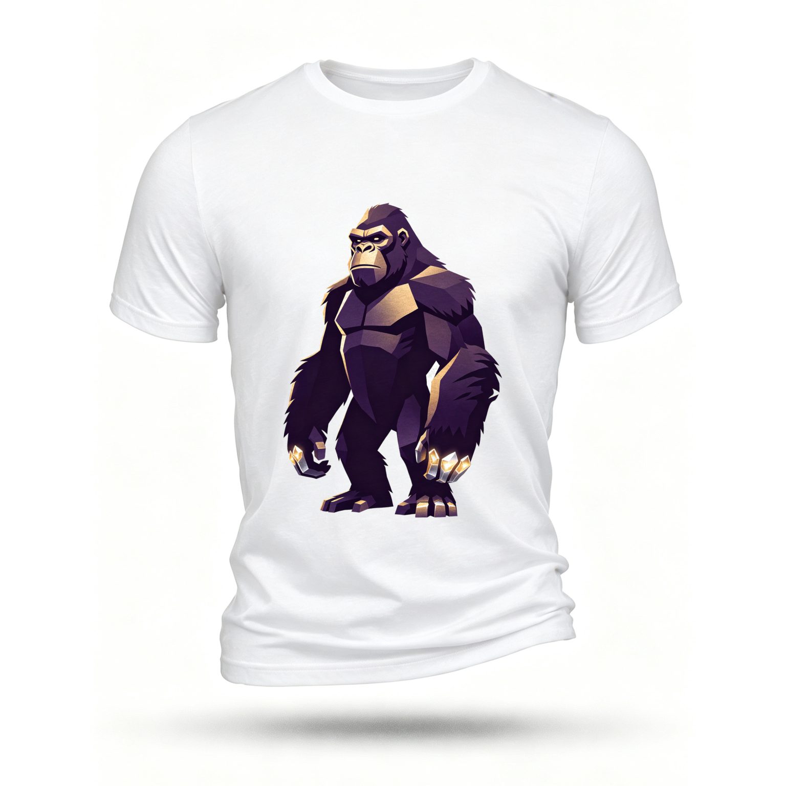 White T-shirt, front print