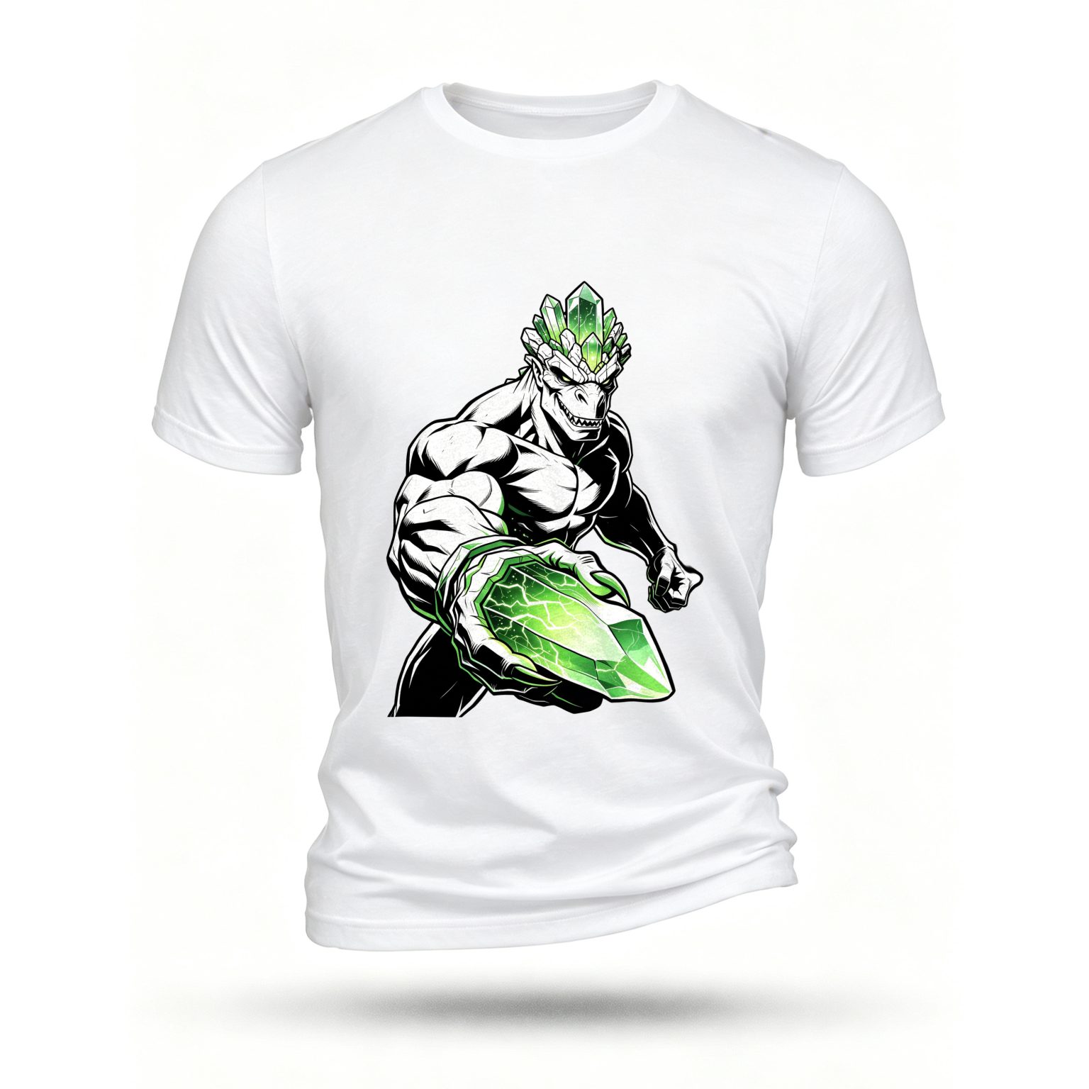 White T-shirt, front print