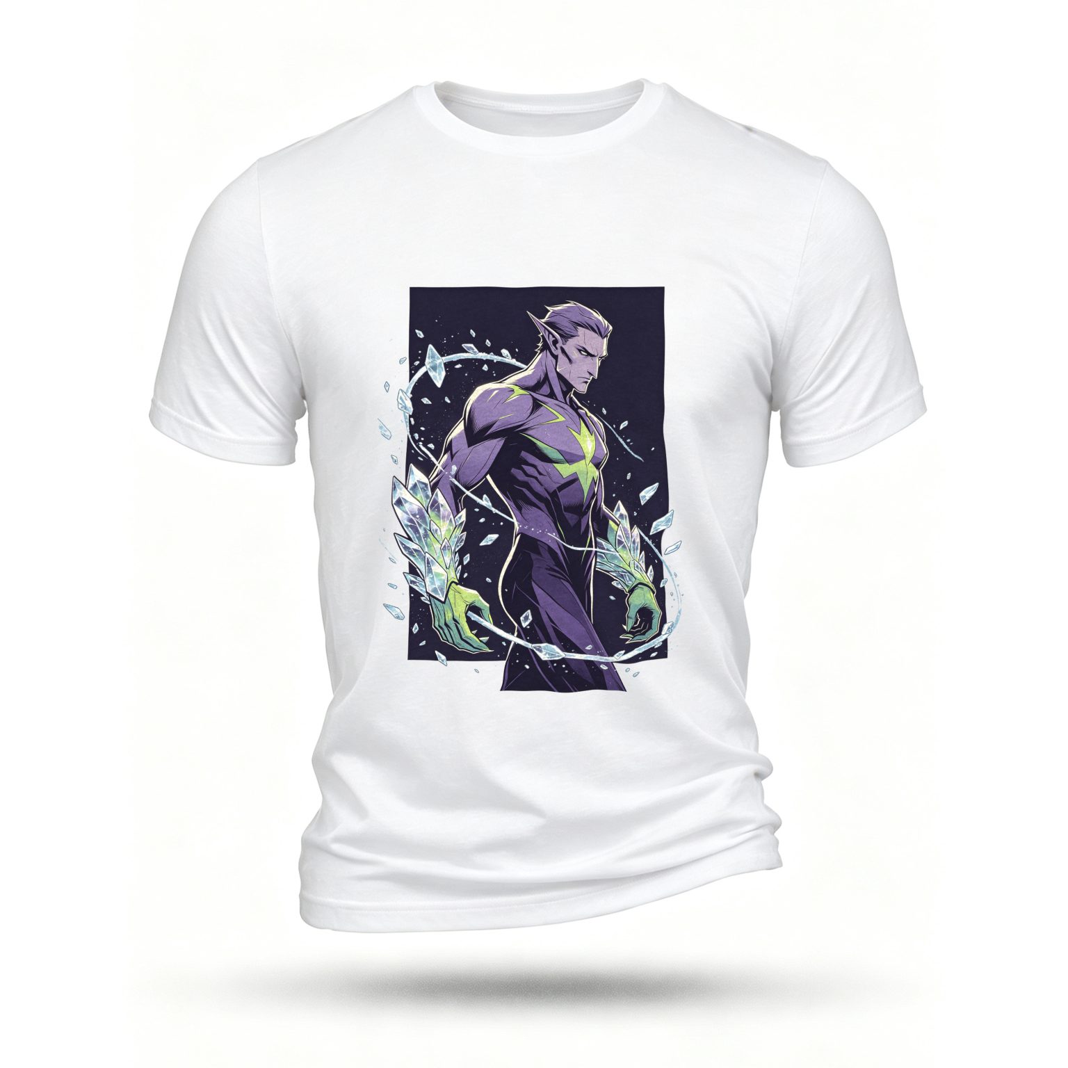 White T-shirt, front print