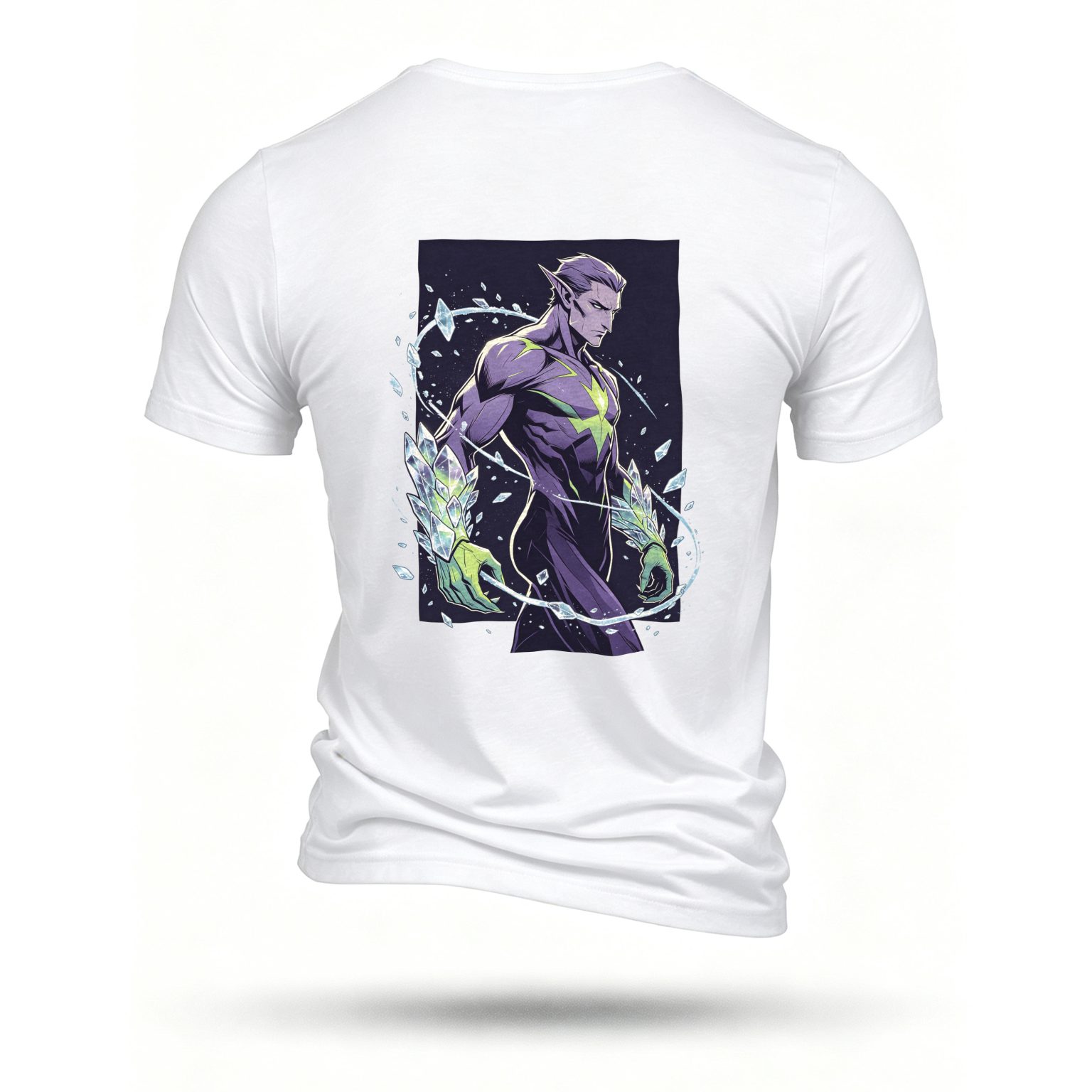 White T-shirt, back print