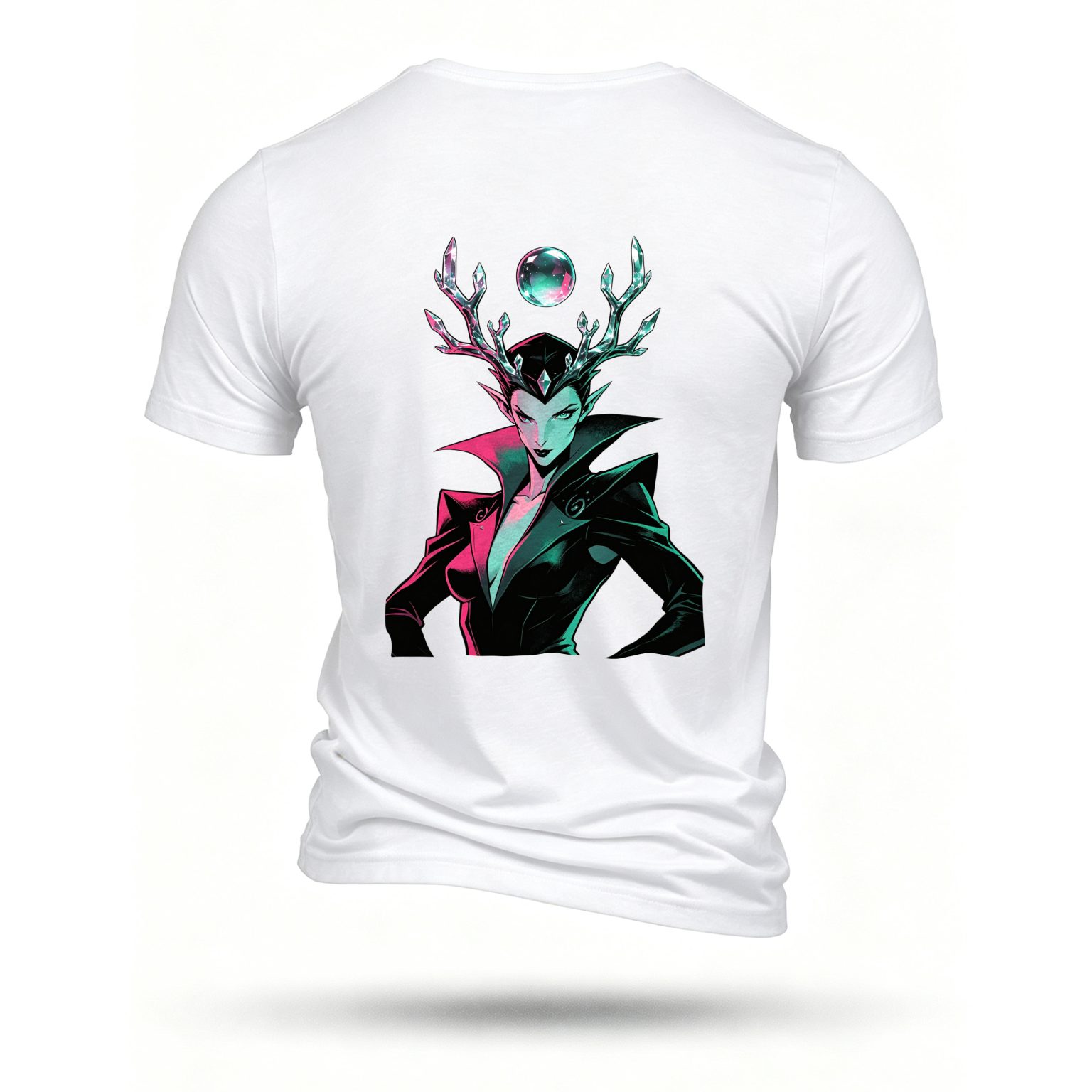 White T-shirt, back print