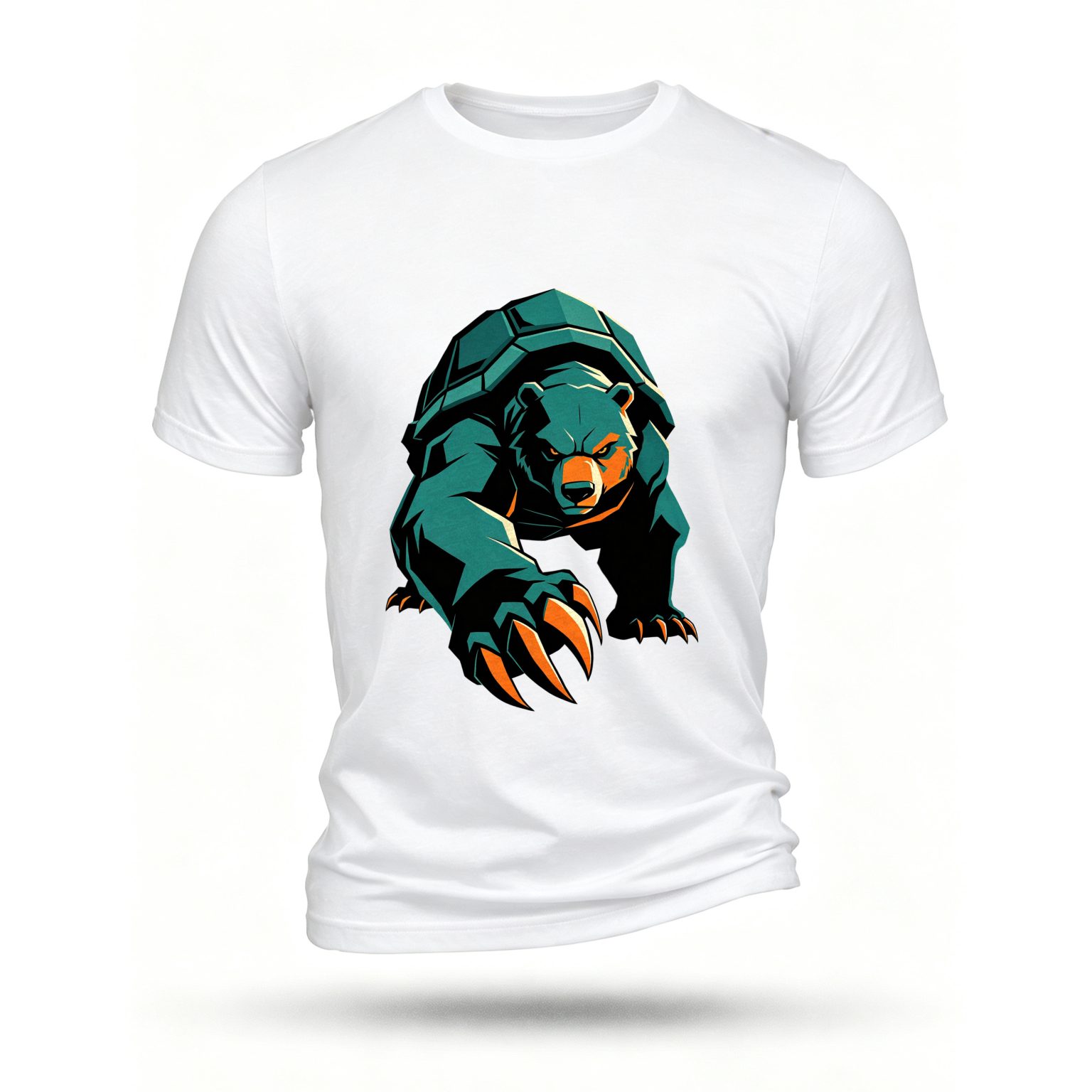 White T-shirt, front print