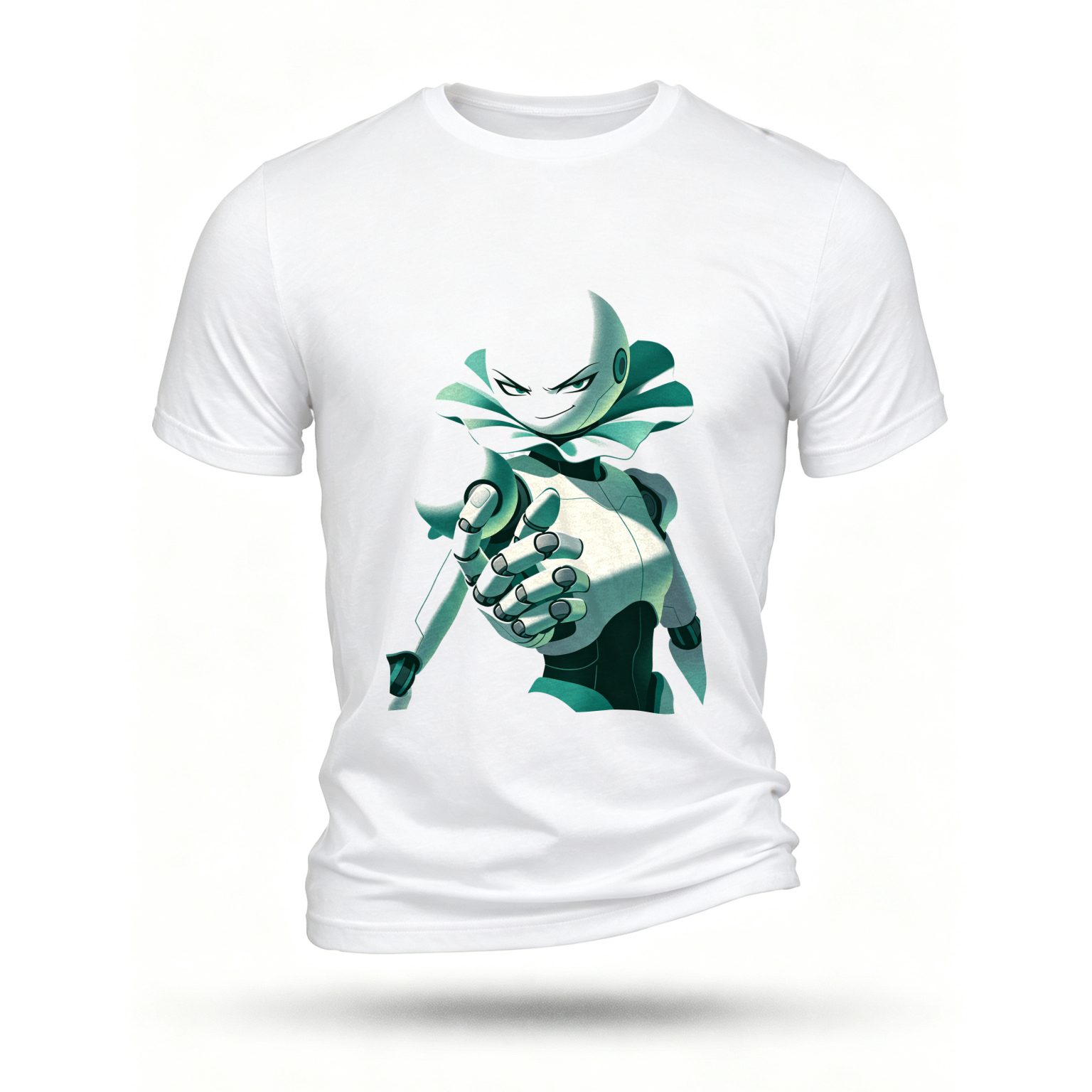 White T-shirt, front print