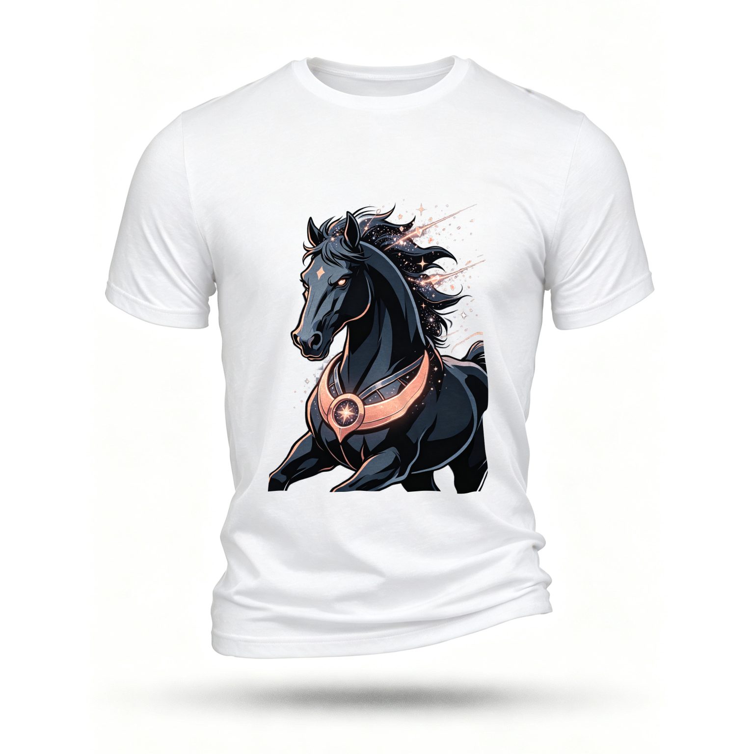White T-shirt, front print