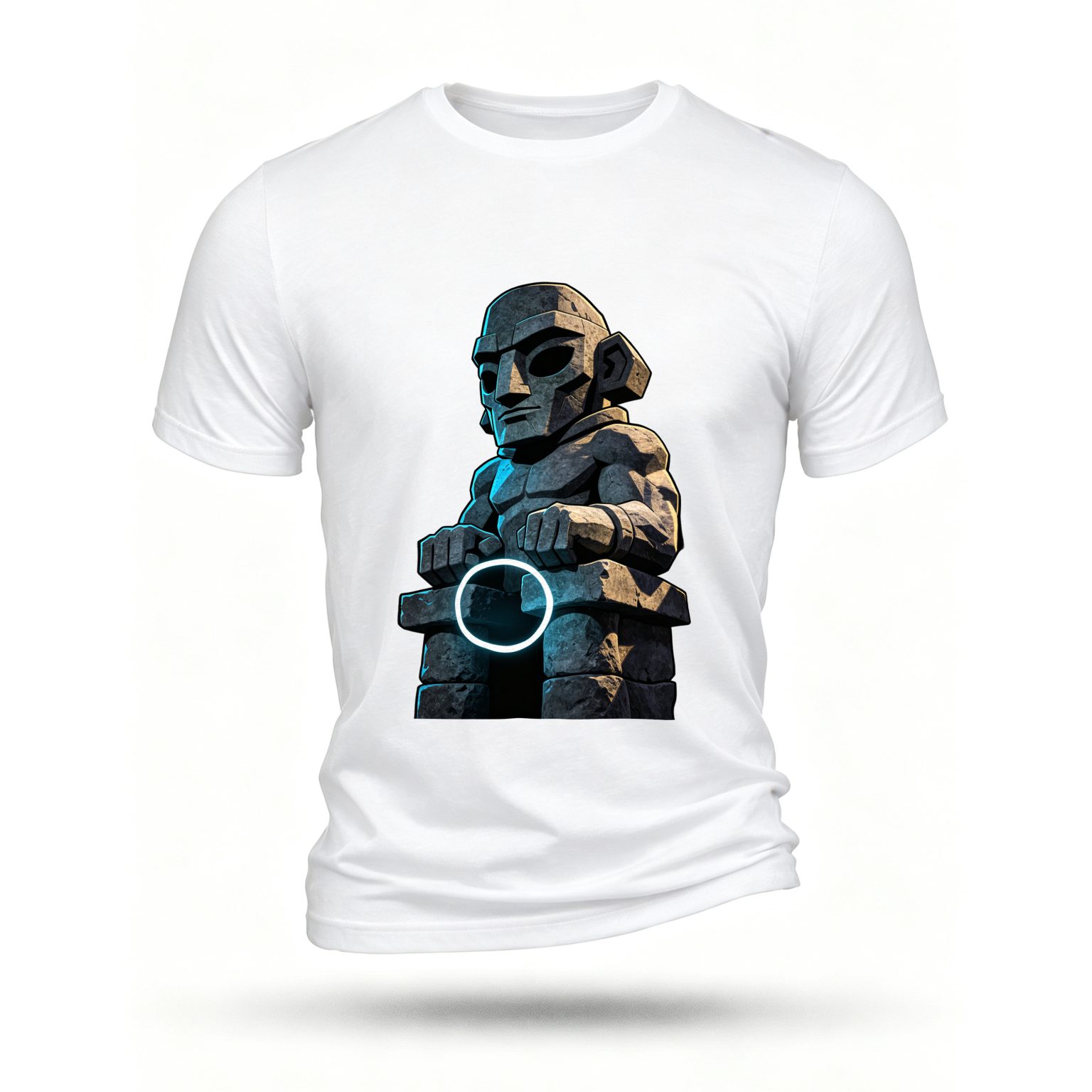 White T-shirt, front print