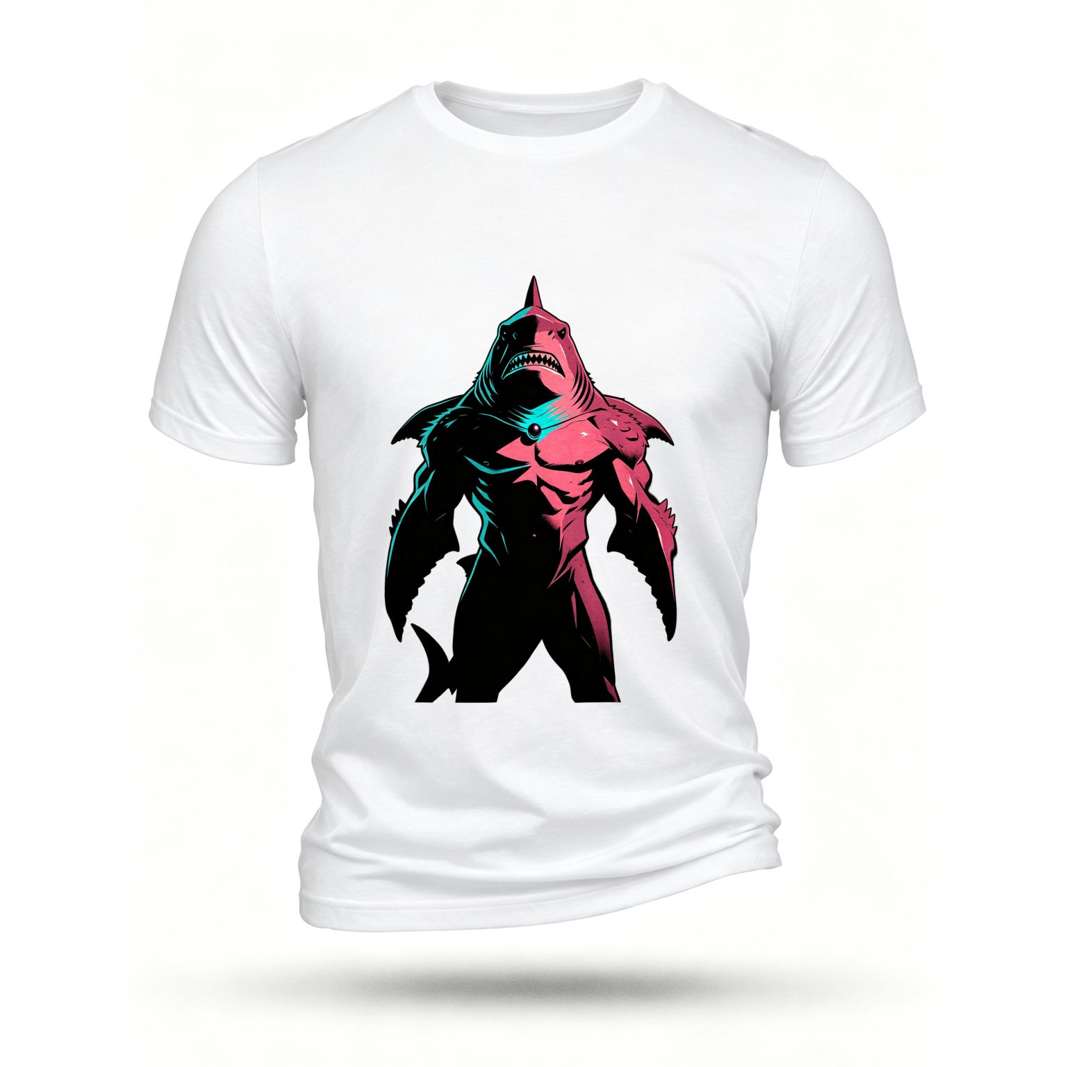 White T-shirt, front print