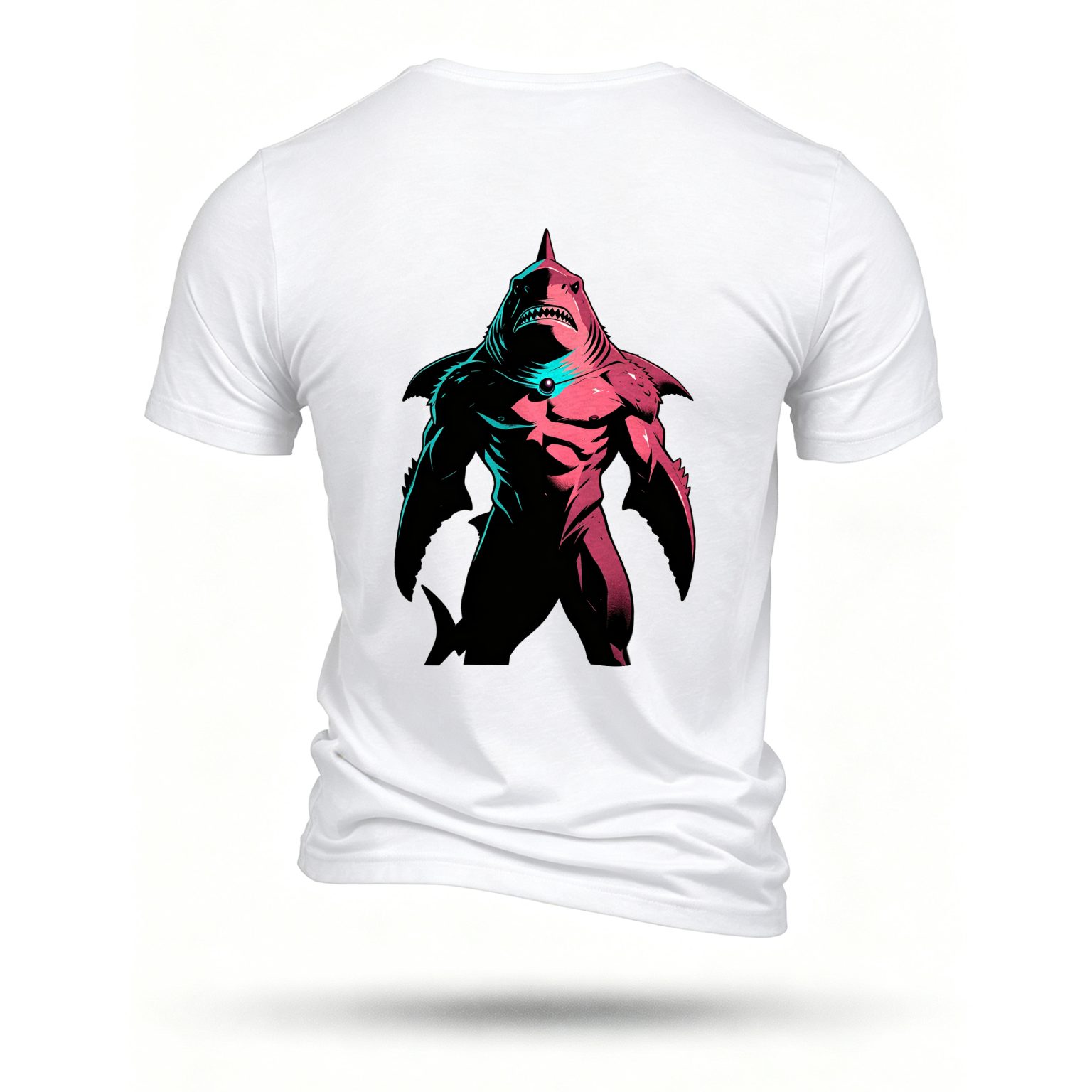 White T-shirt, back print