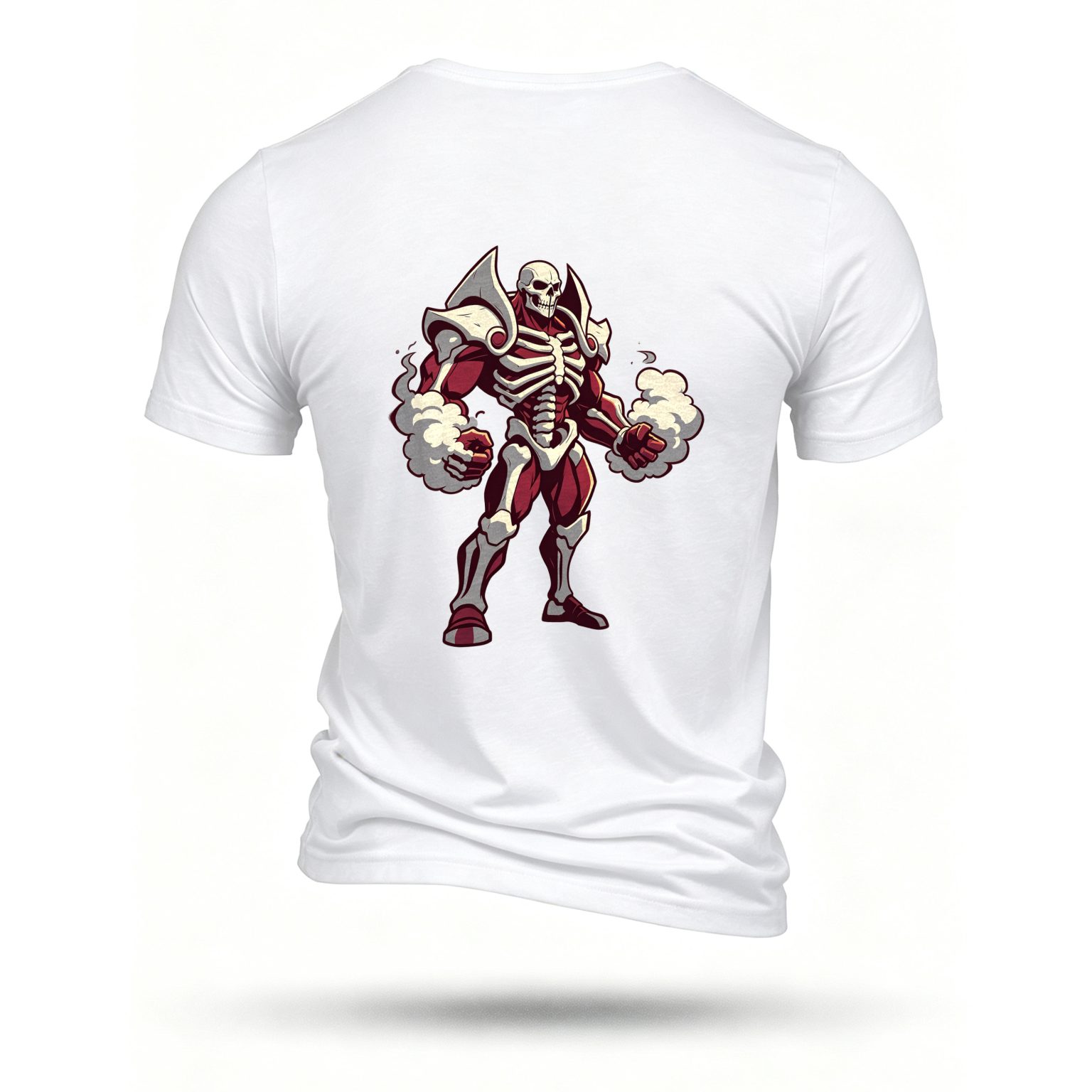 White T-shirt, back print