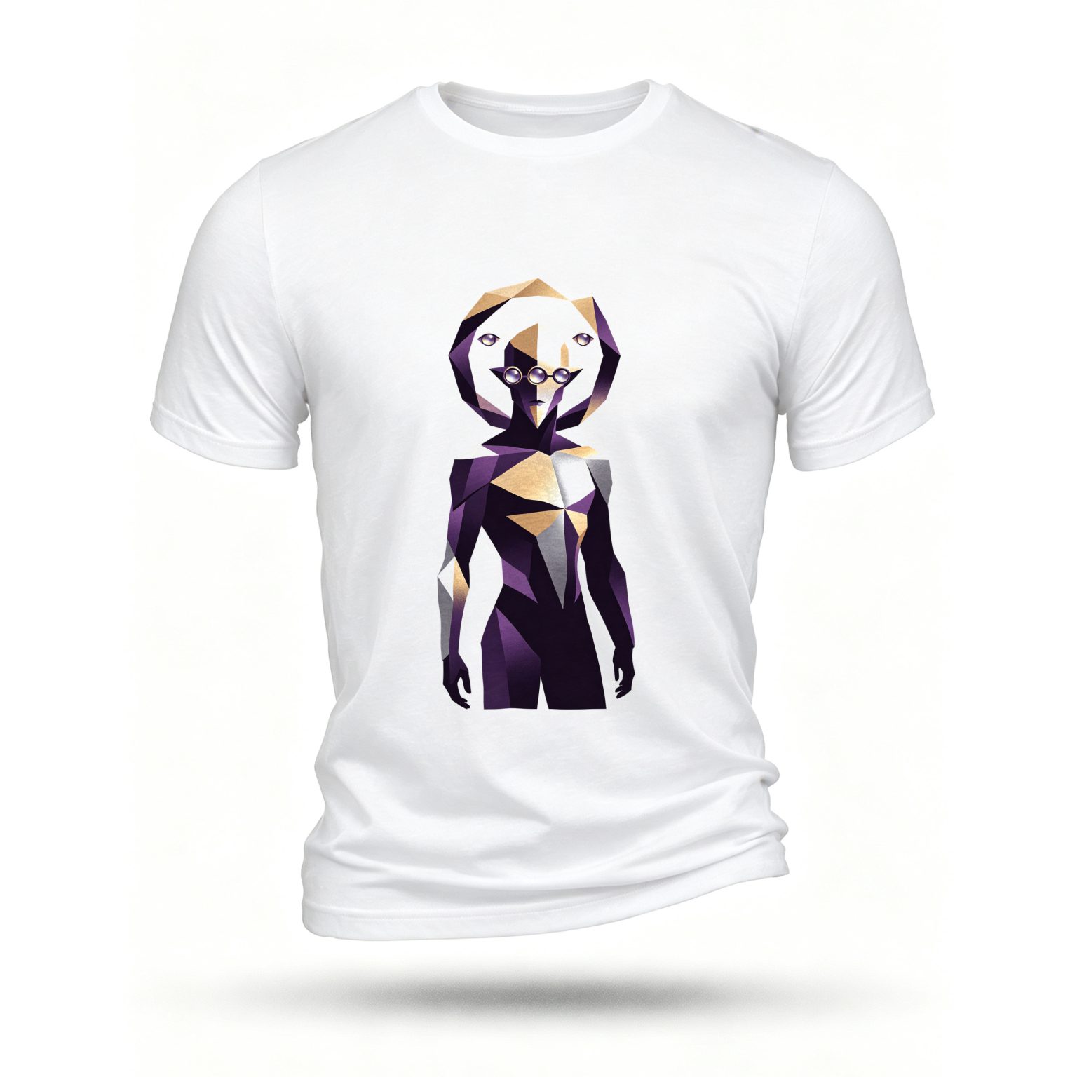 White T-shirt, front print