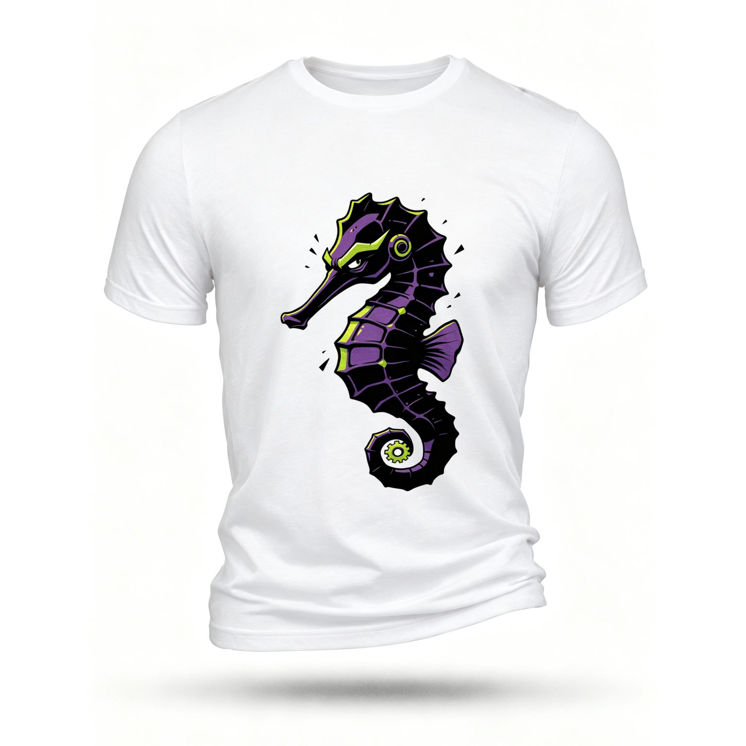 White T-shirt, front print
