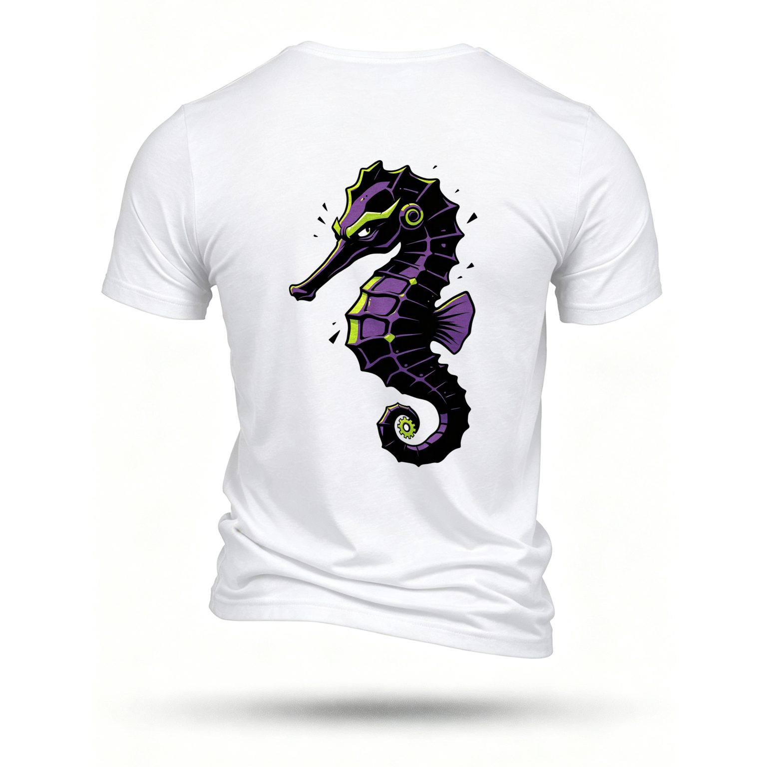 White T-shirt, back print