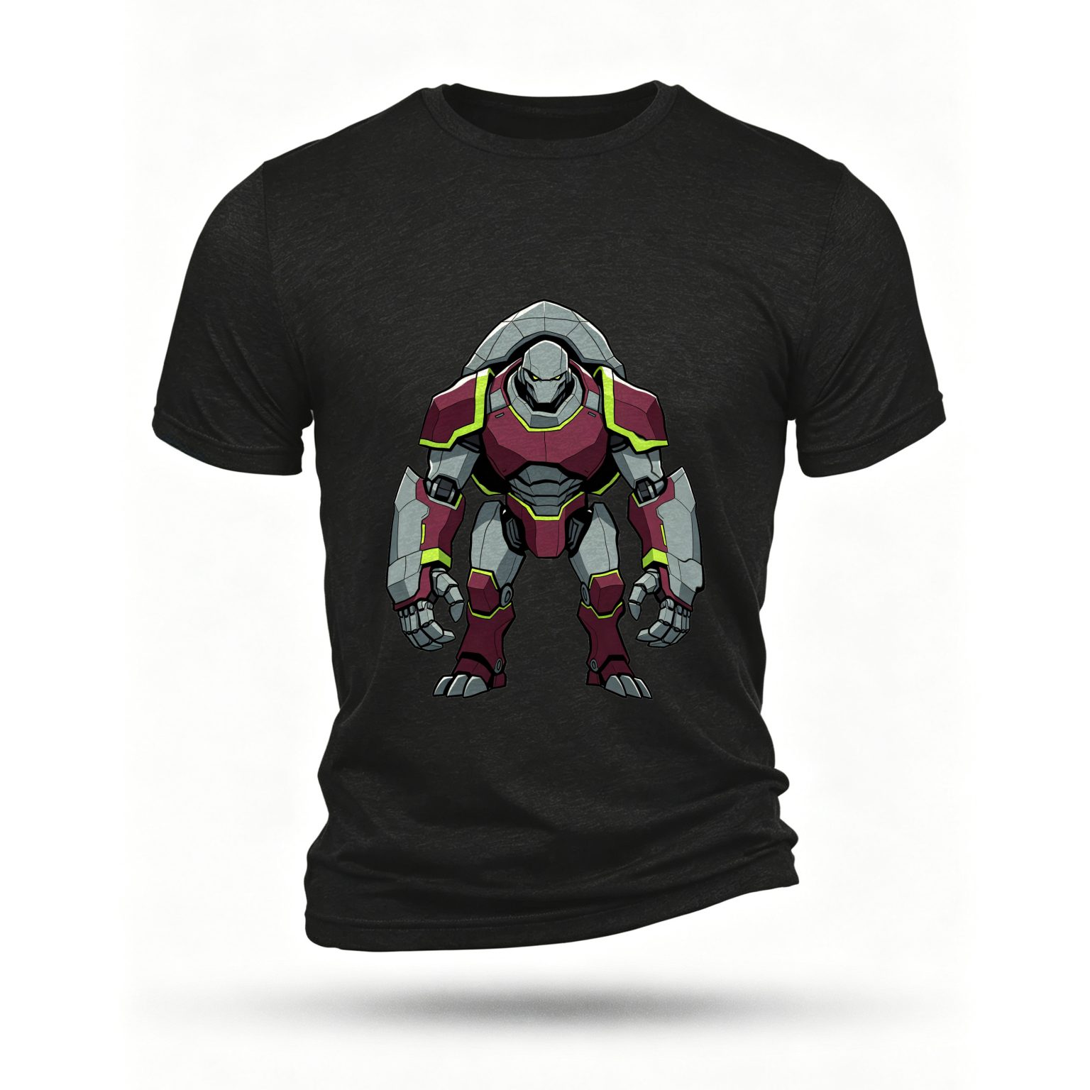 Black T-shirt, front print
