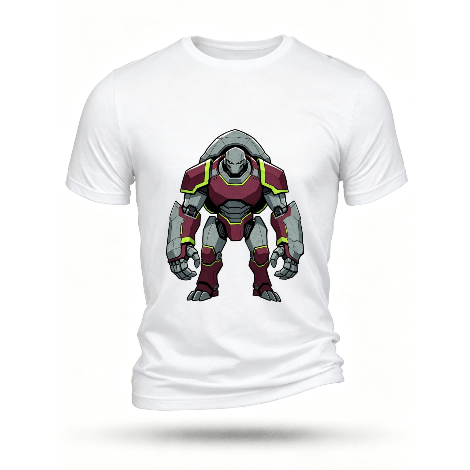 White T-shirt, front print