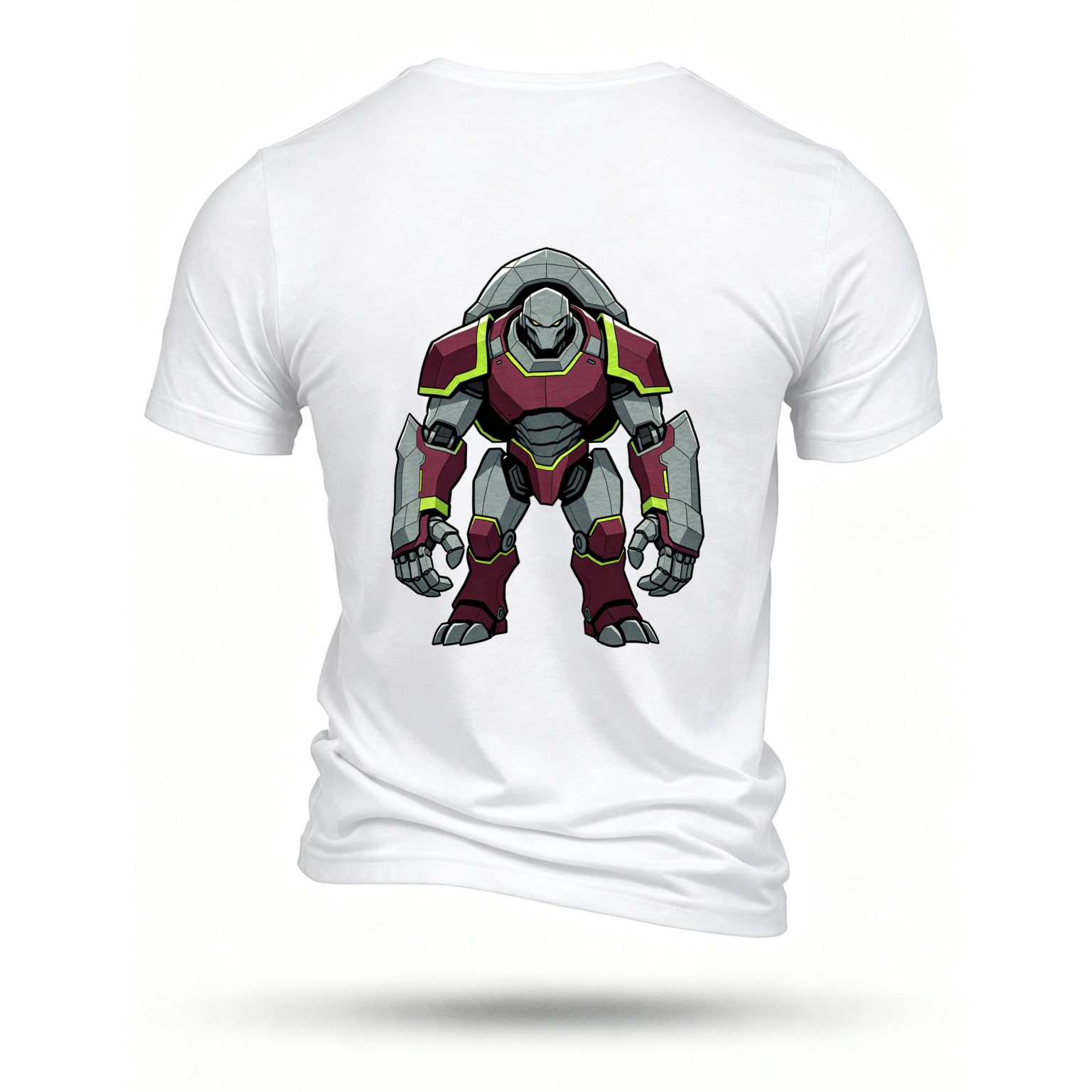 White T-shirt, back print