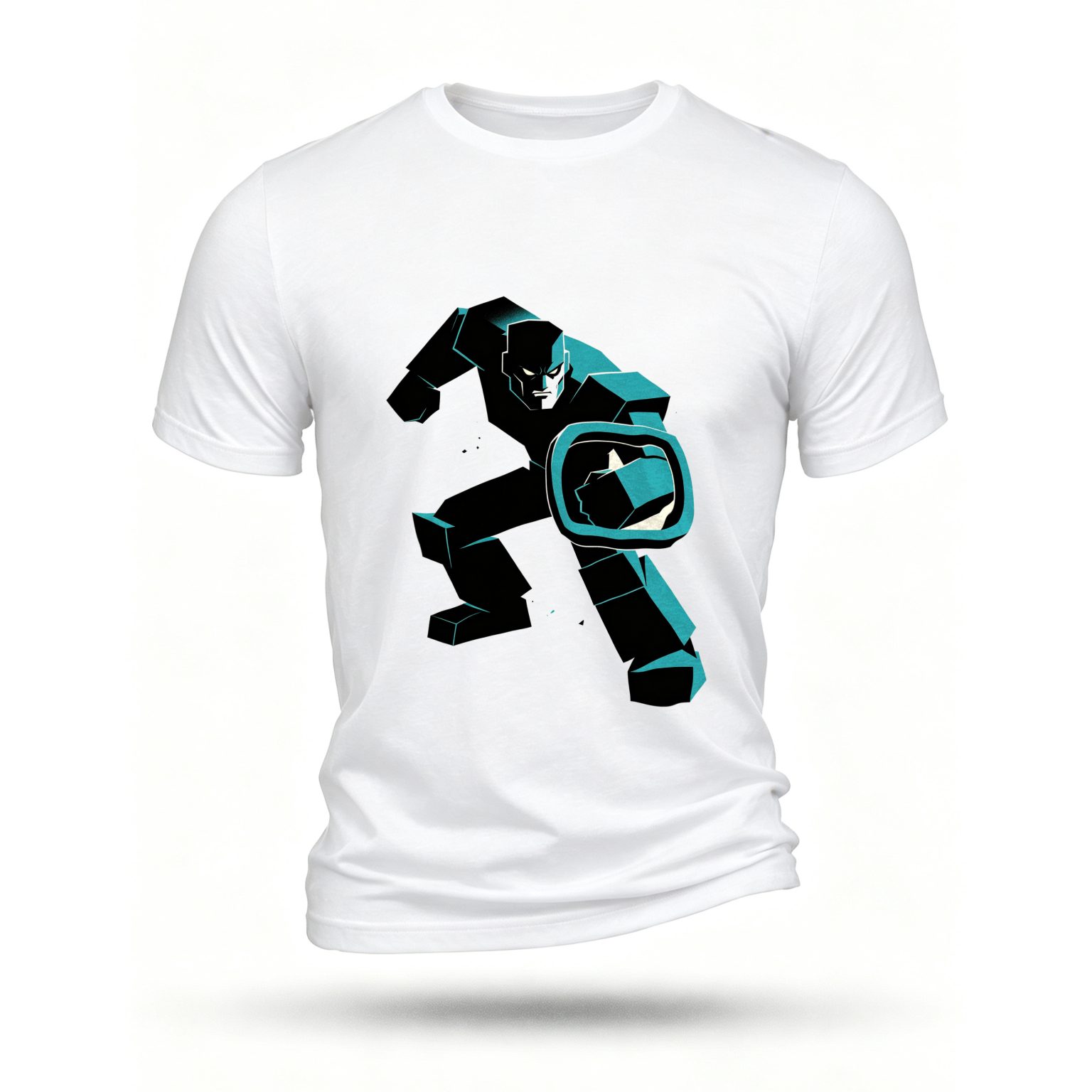 White T-shirt, front print