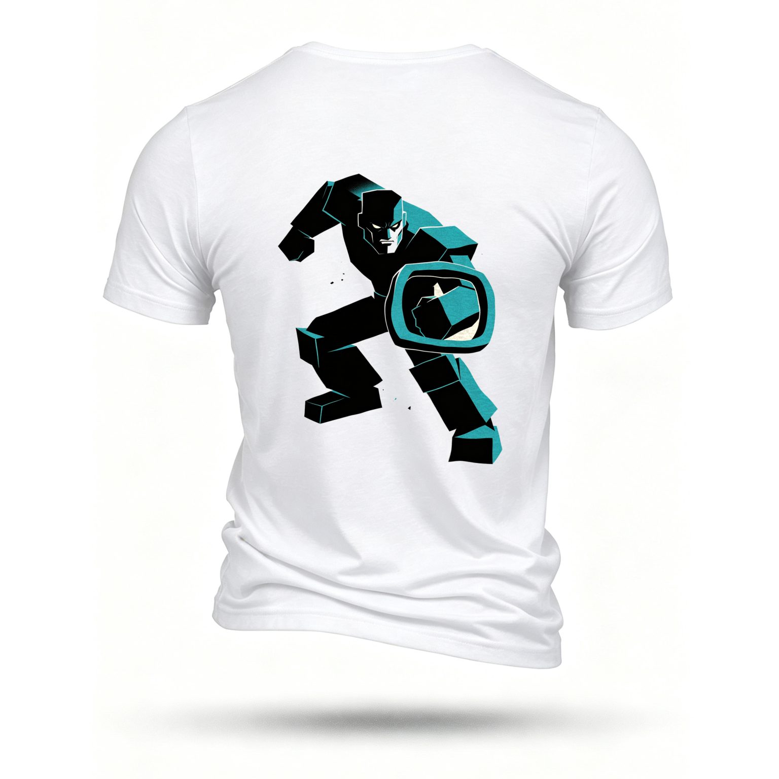 White T-shirt, back print