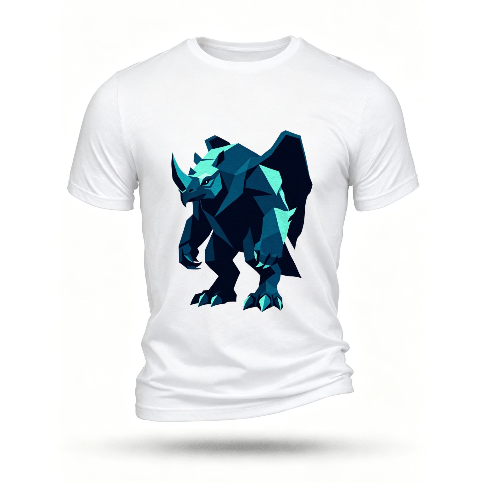 White T-shirt, front print