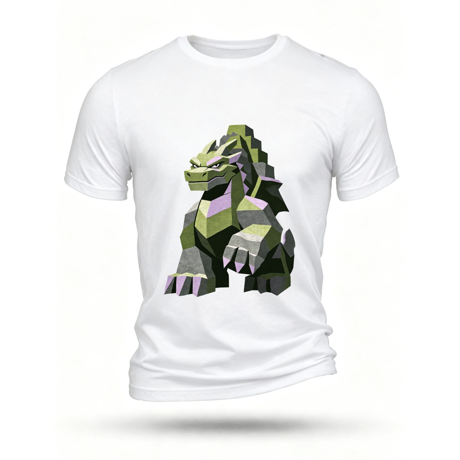 White T-shirt, front print