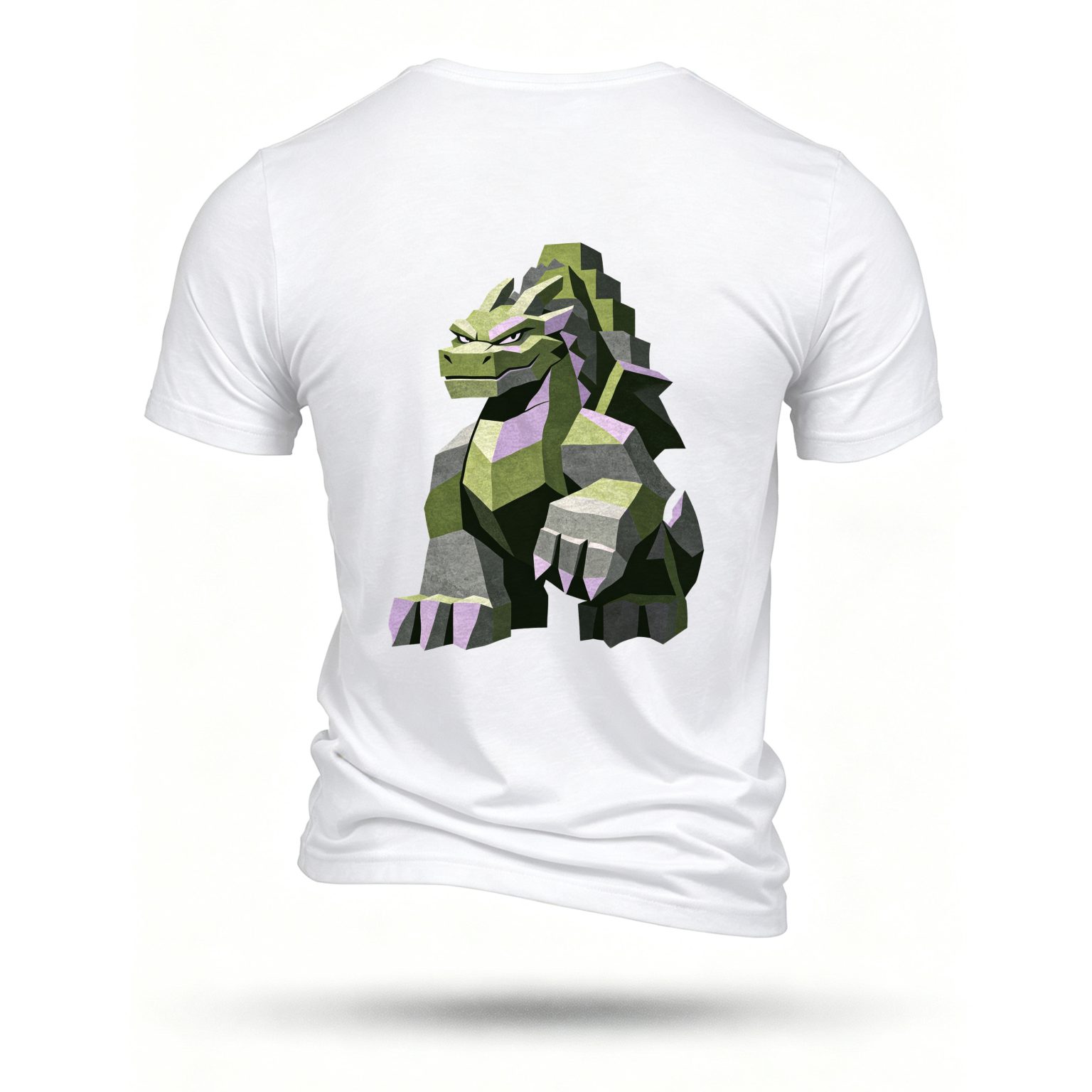 White T-shirt, back print
