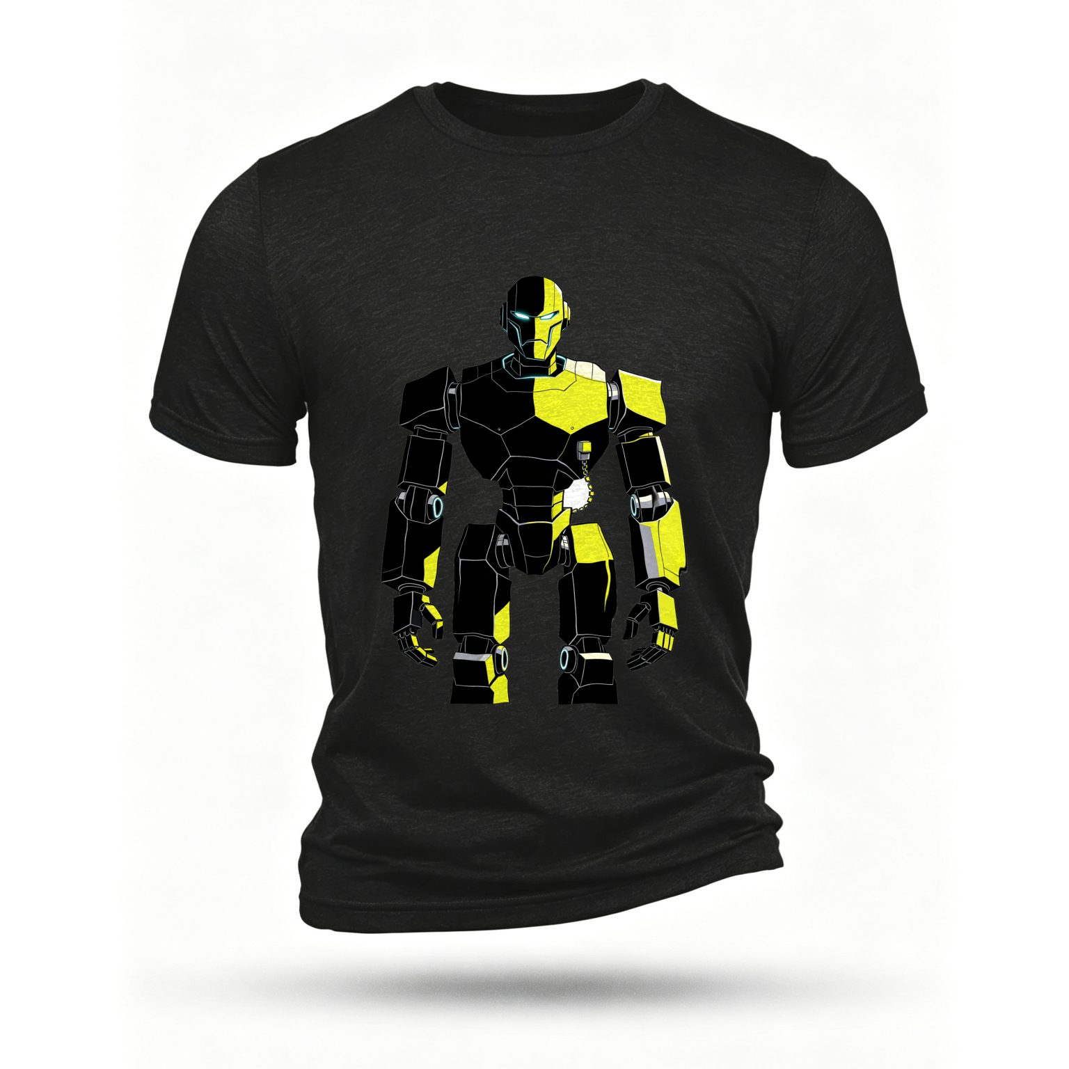 Black T-shirt, front print