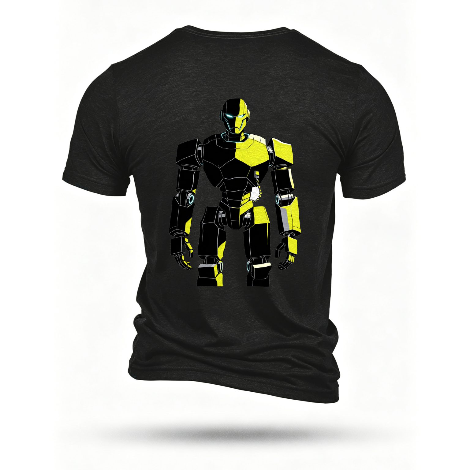 Black T-shirt, back print