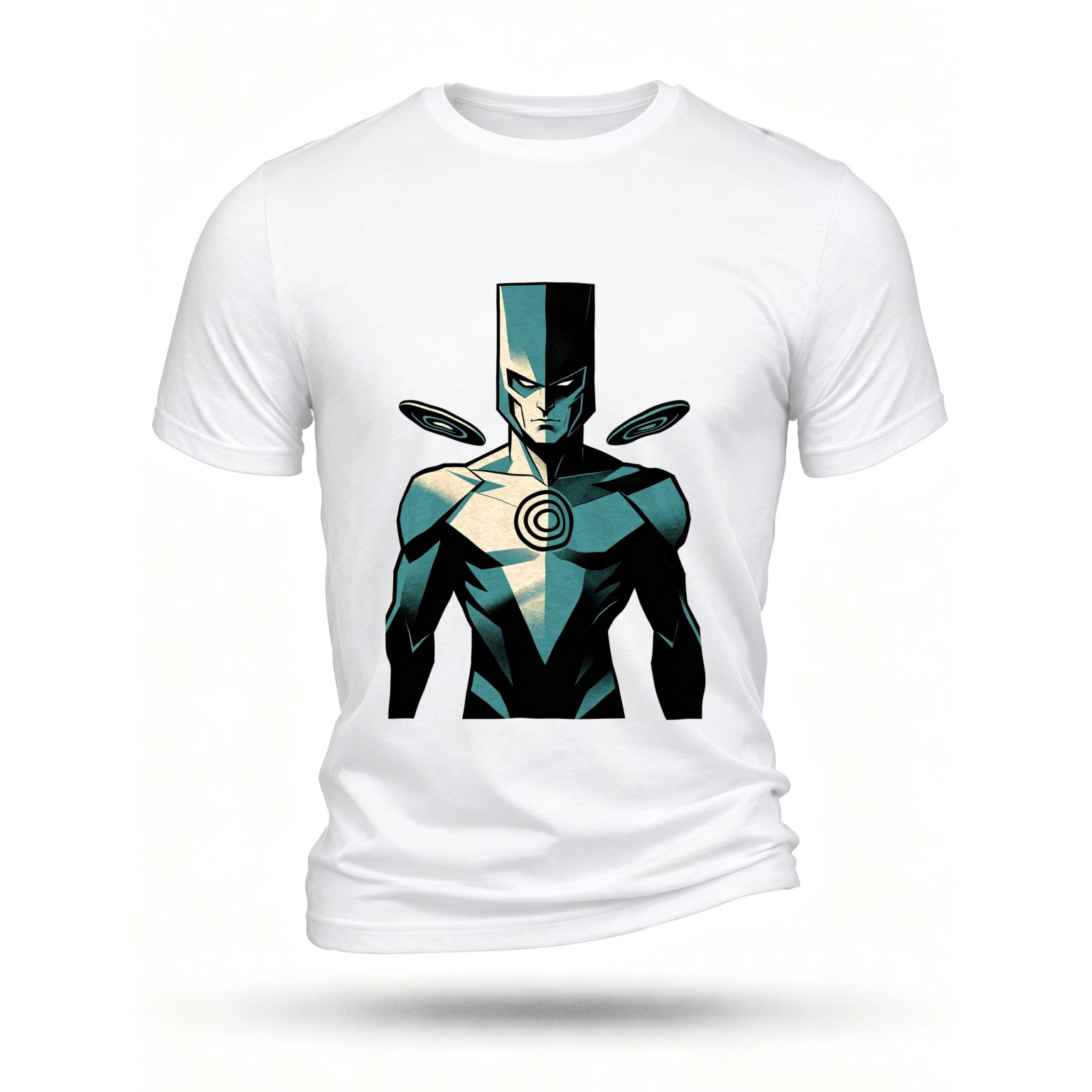 White T-shirt, front print