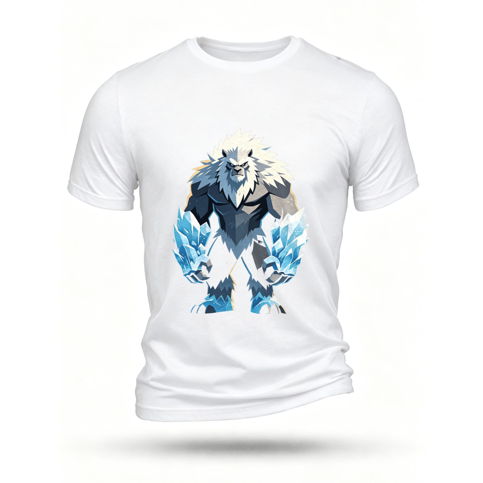 White T-shirt, front print