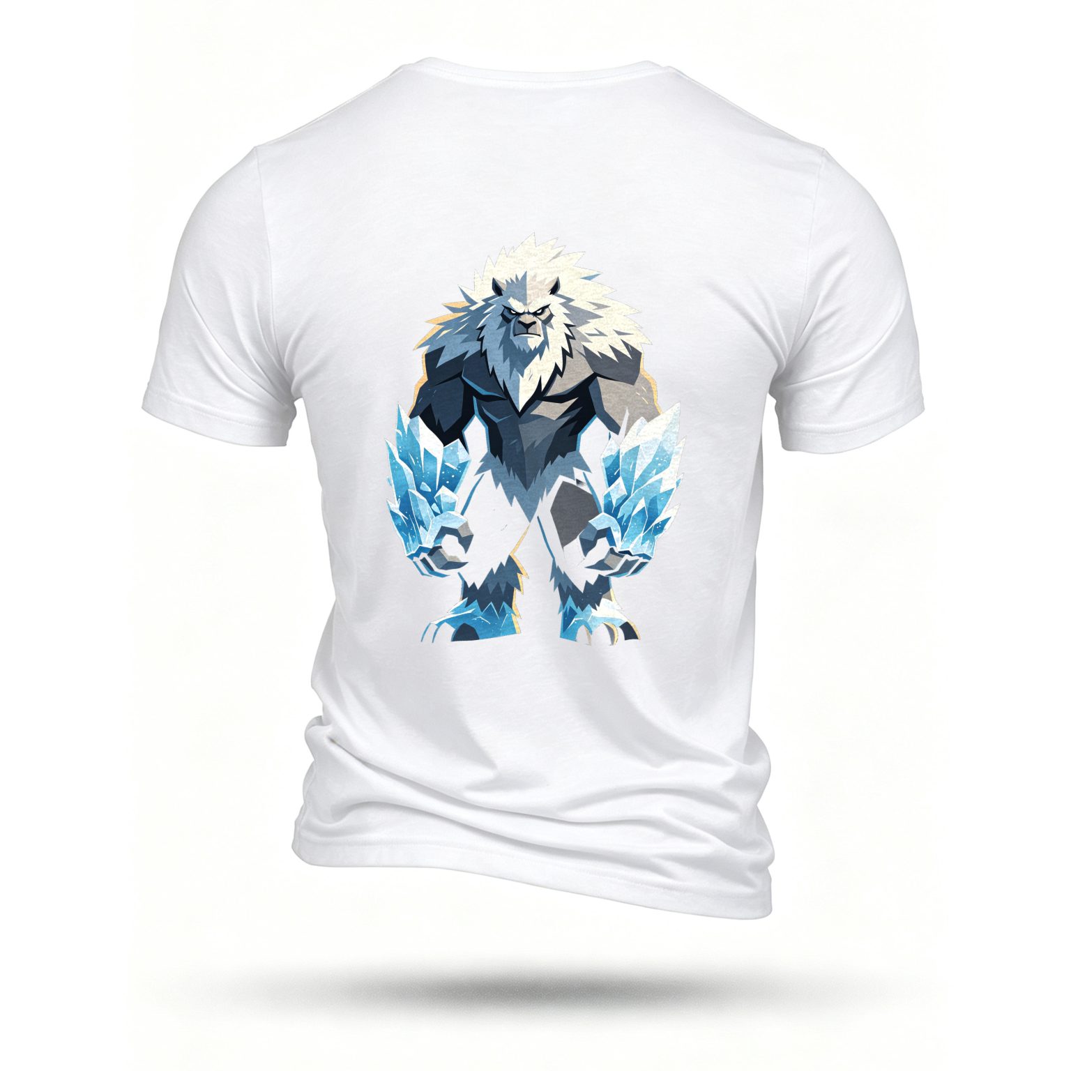 White T-shirt, back print