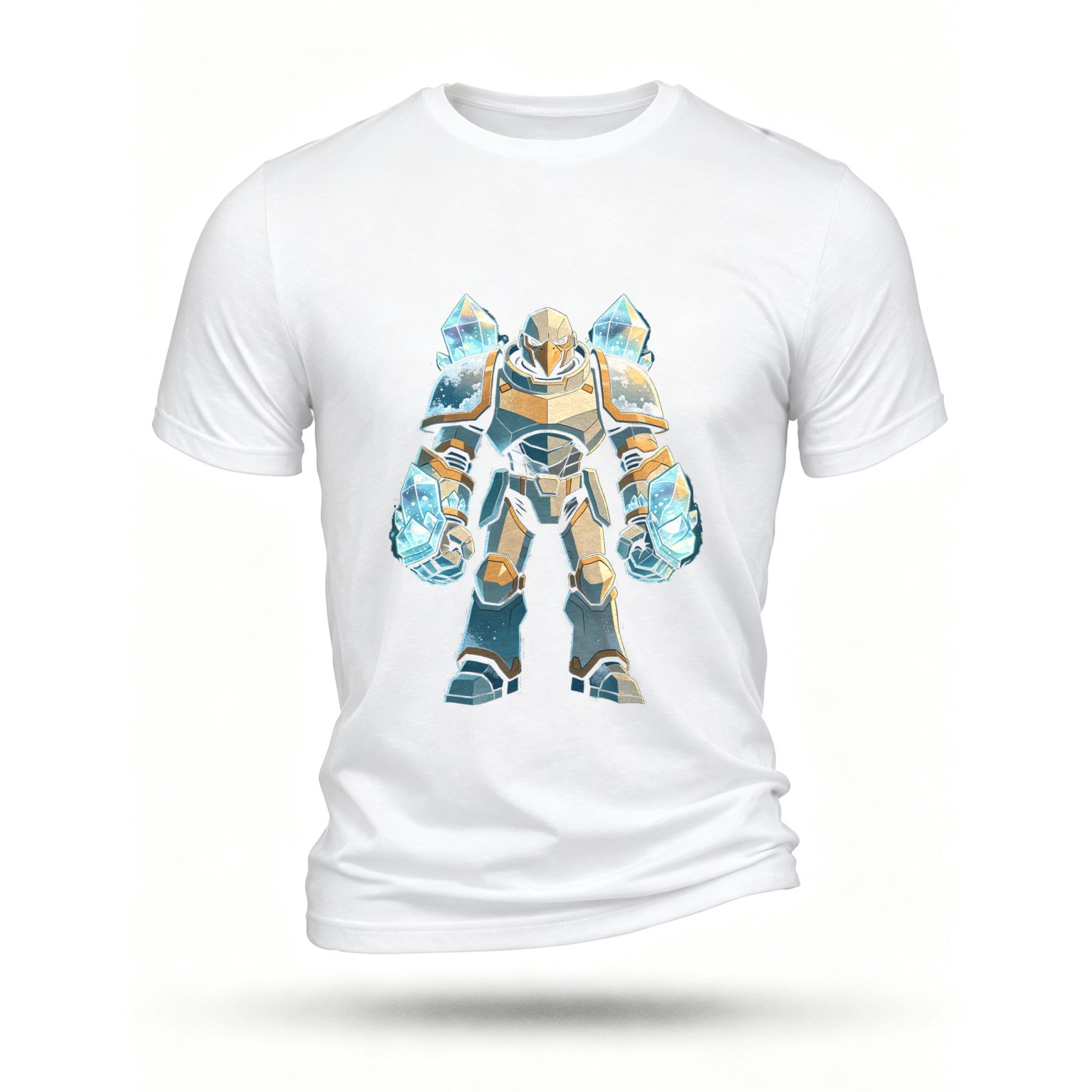 White T-shirt, front print