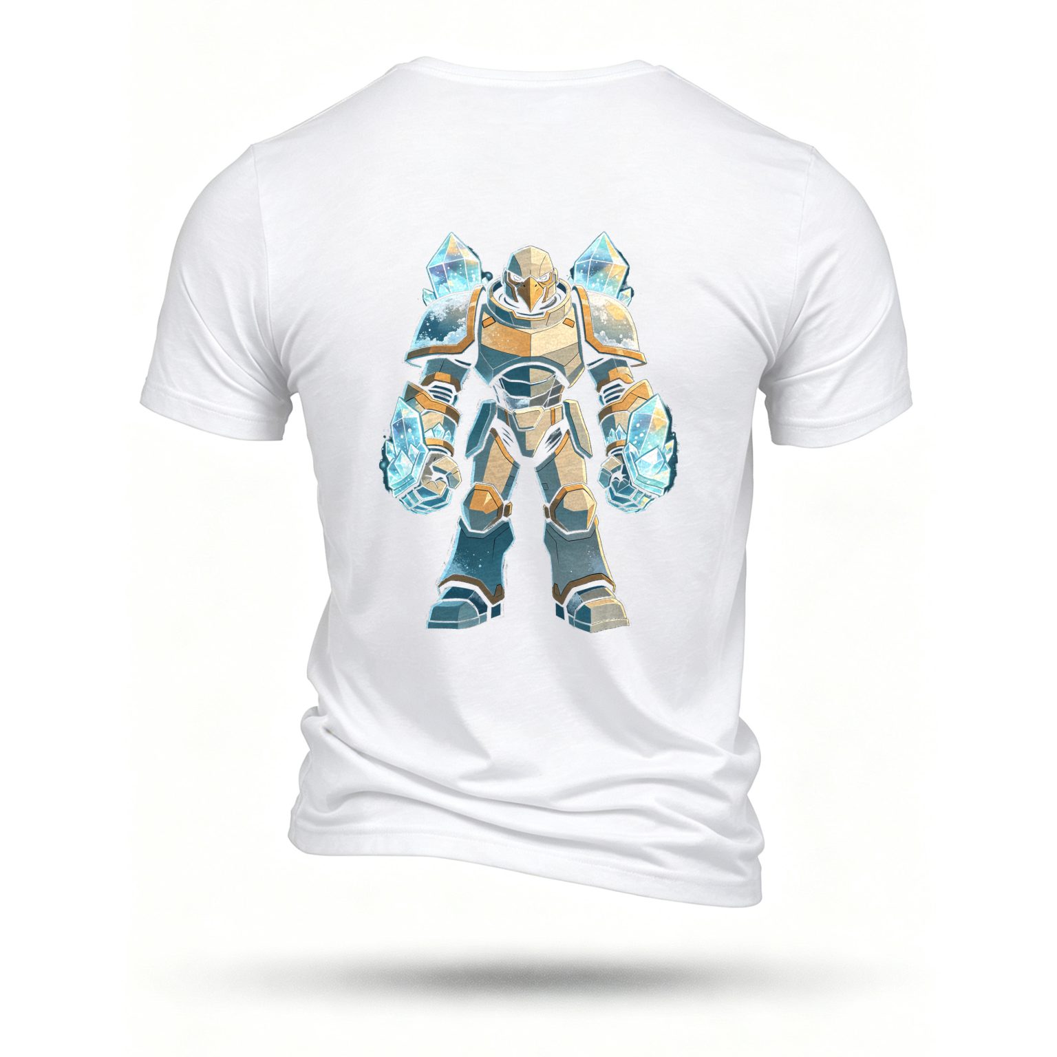 White T-shirt, back print